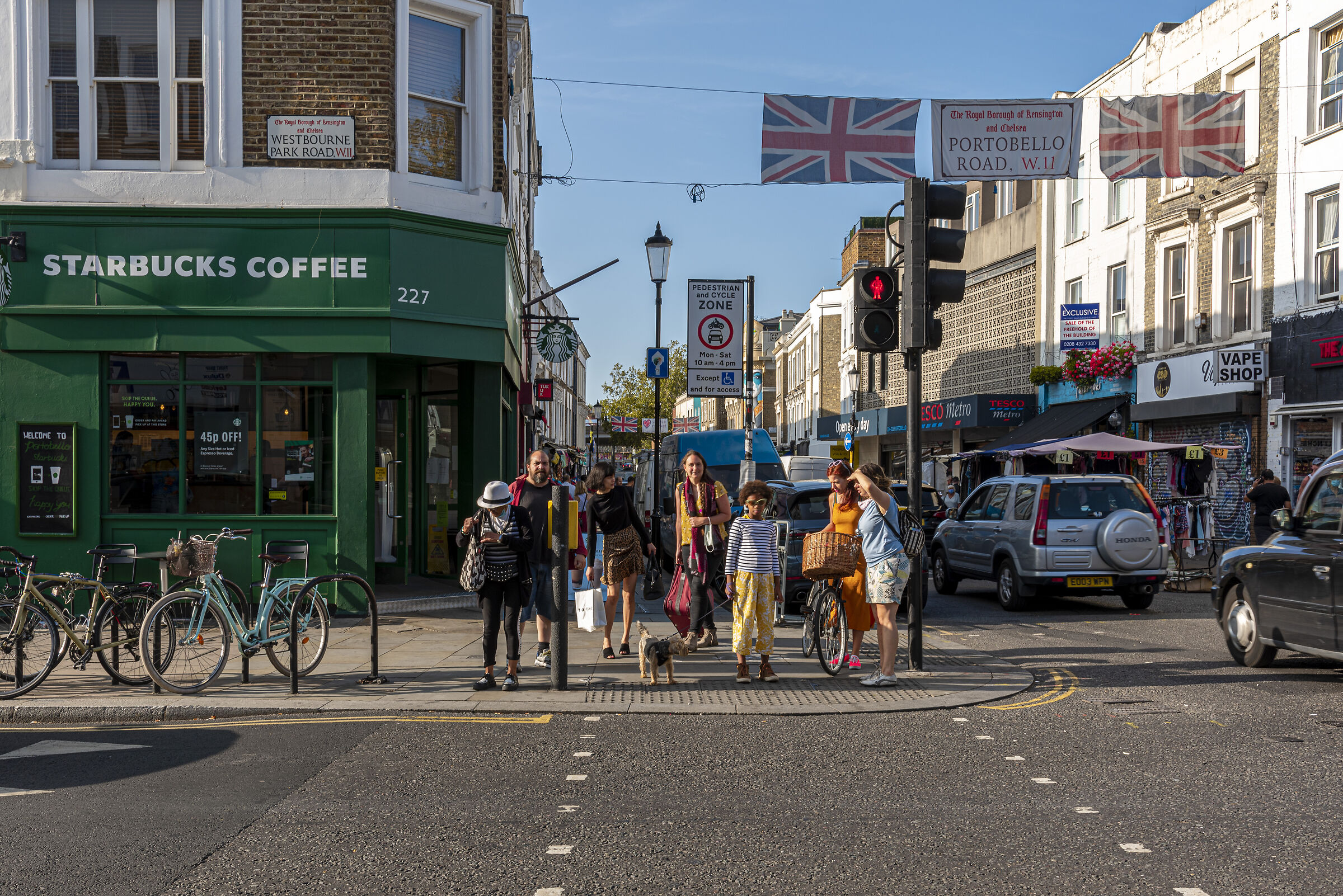 portobello road, w.11 london
