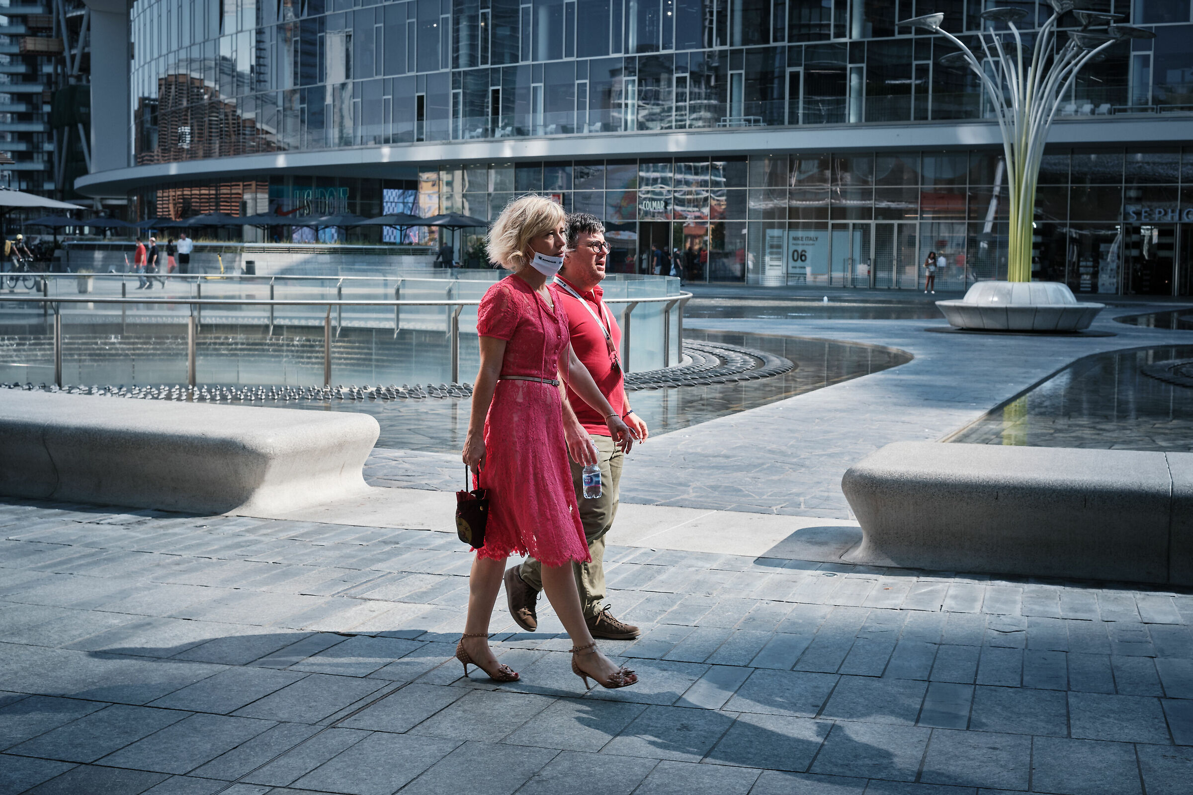 red in the square