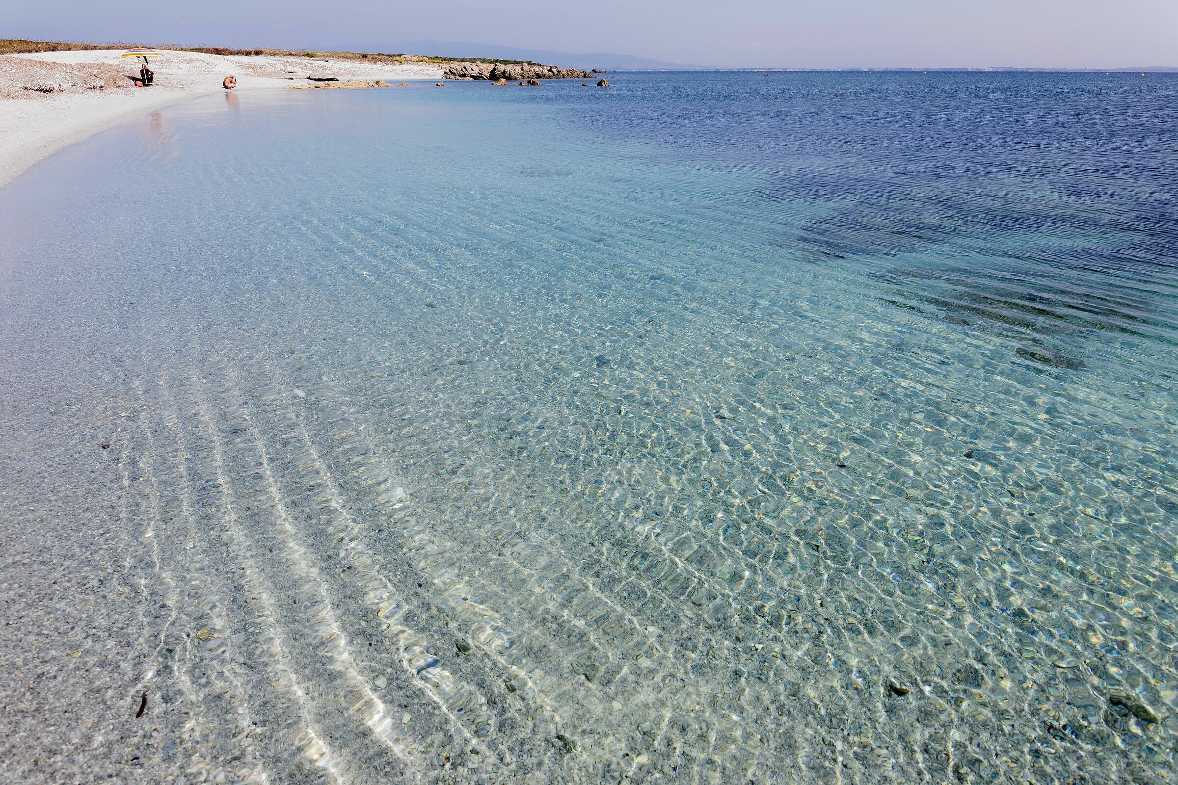 Flat sea in Malubentu