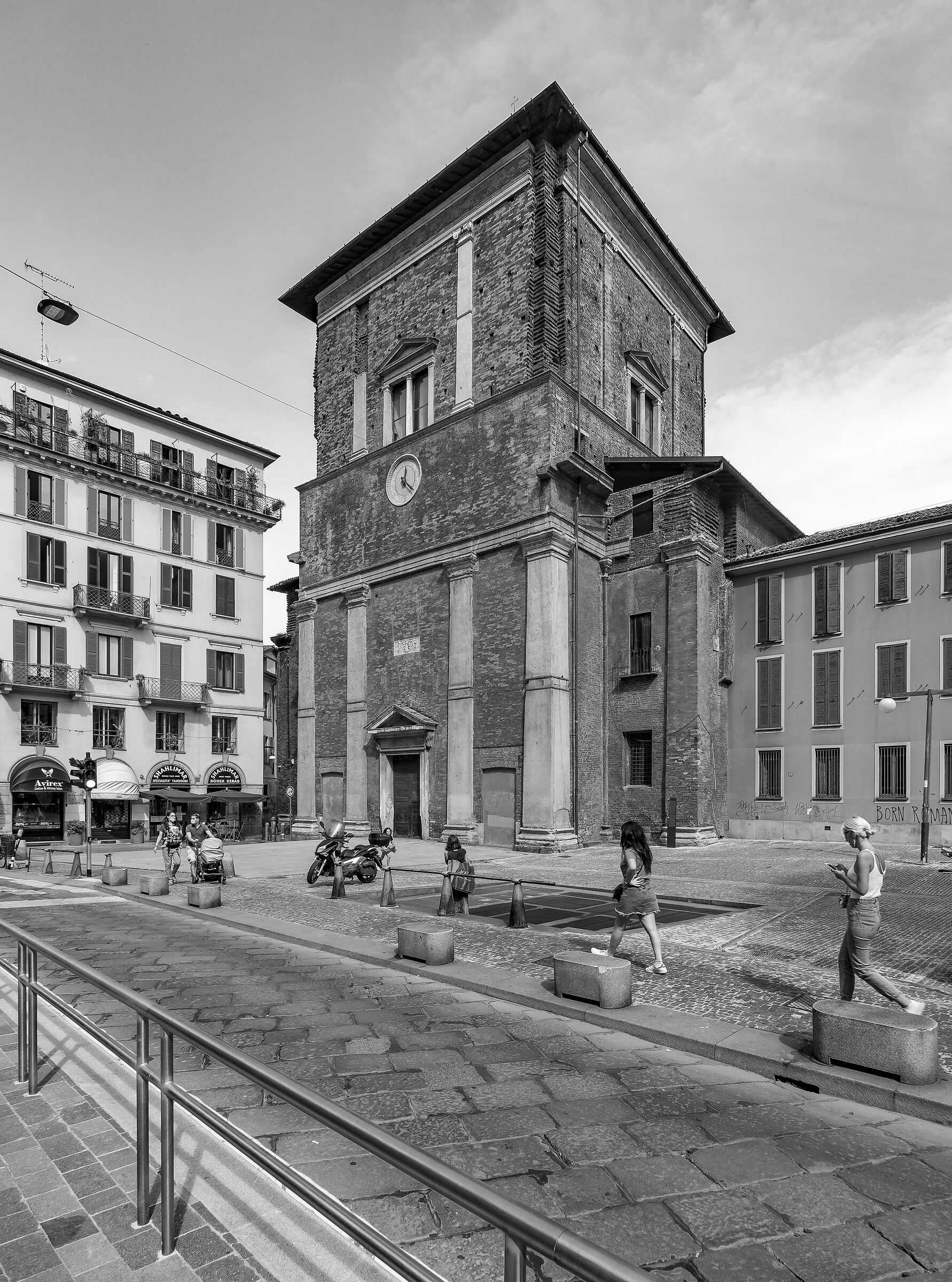 Basilica of St. Nazaro in Brolo on course of The Roman Gate