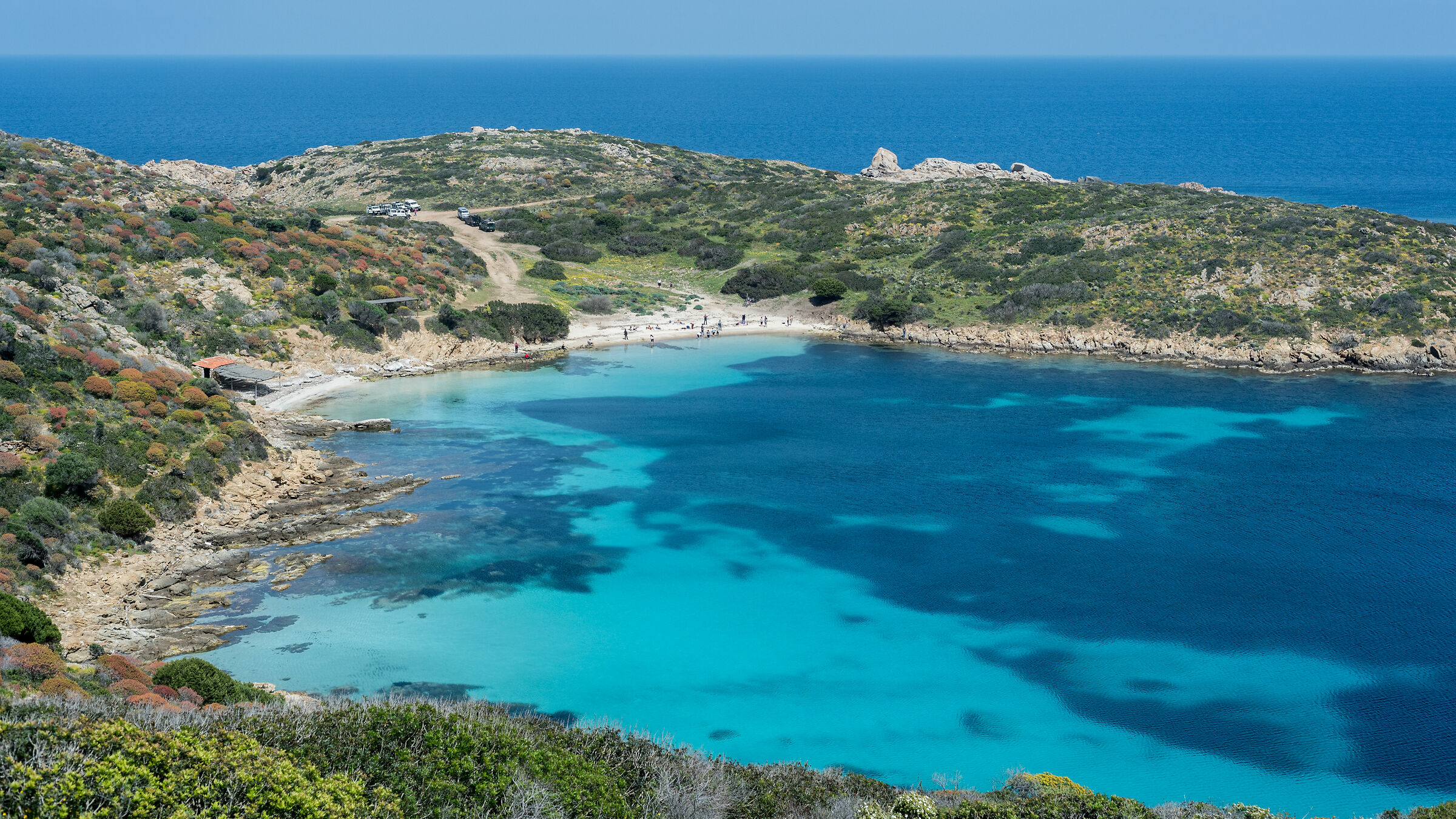 Cala Sabina. parco Nazionale dell'Asinara, Sardegna.