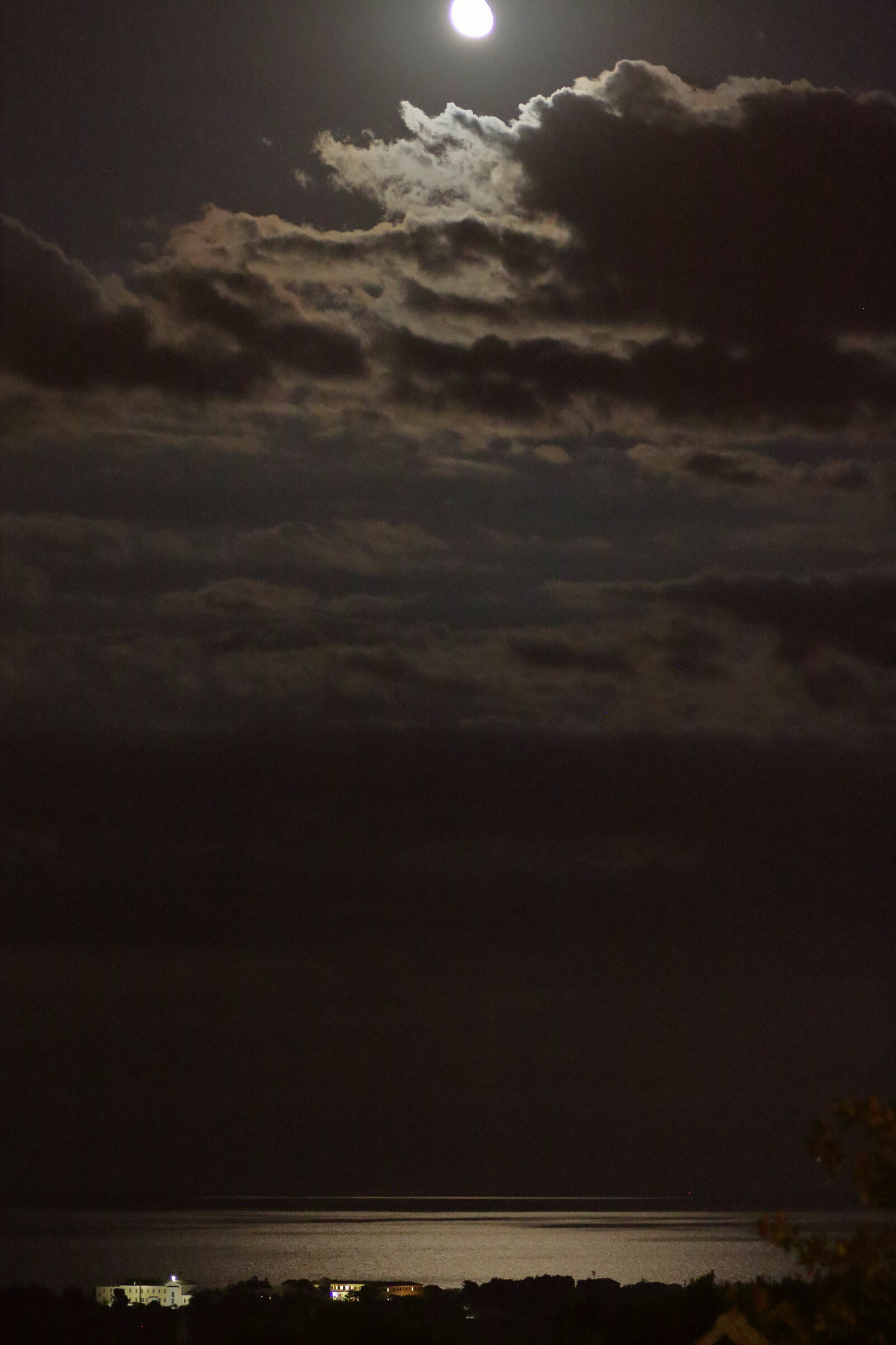 Moon and reflection