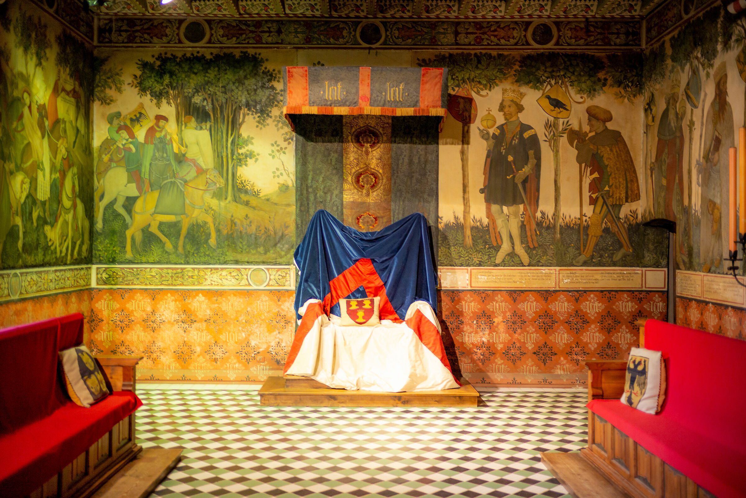 Inside Valentino Castle