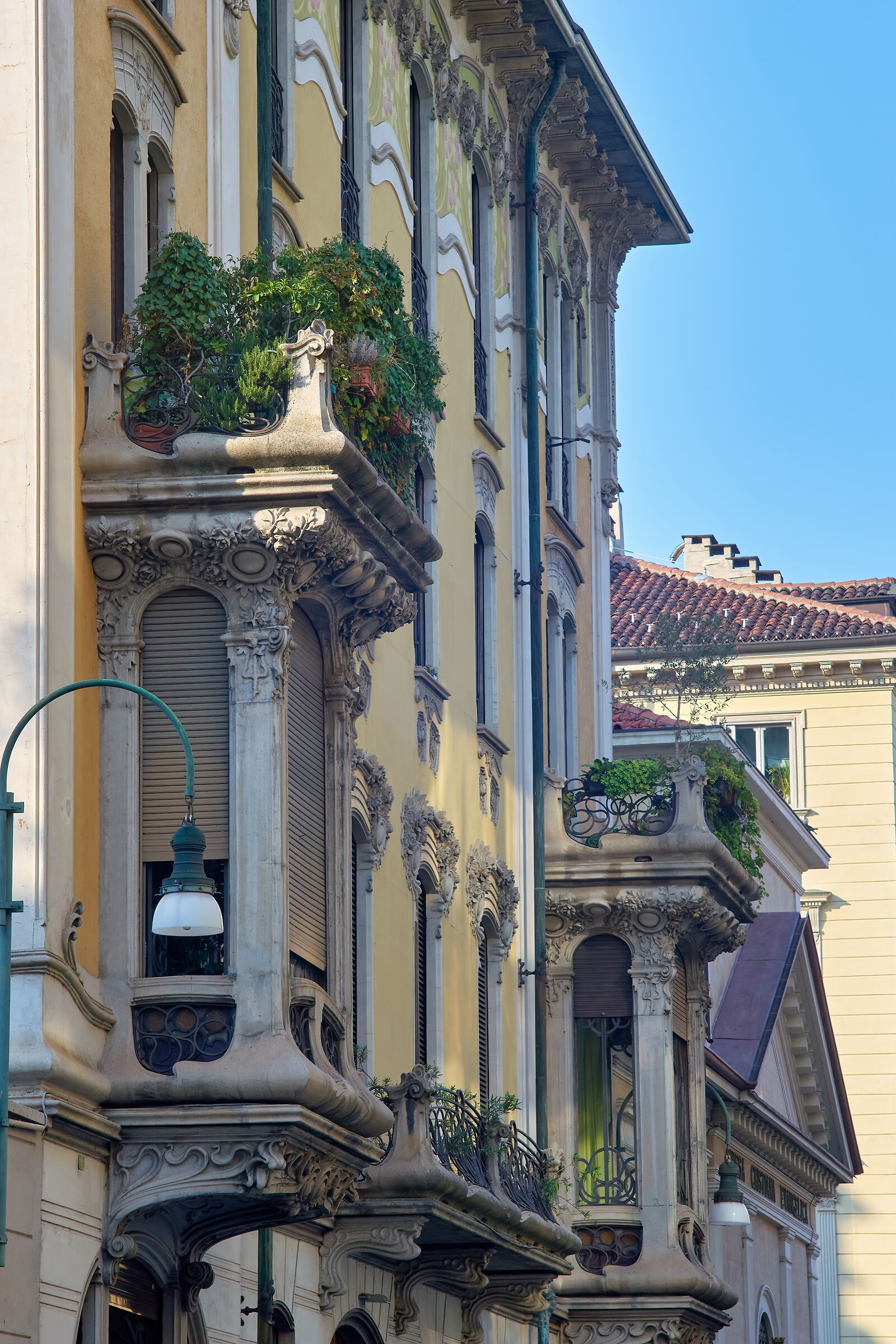 The balconies of Turin