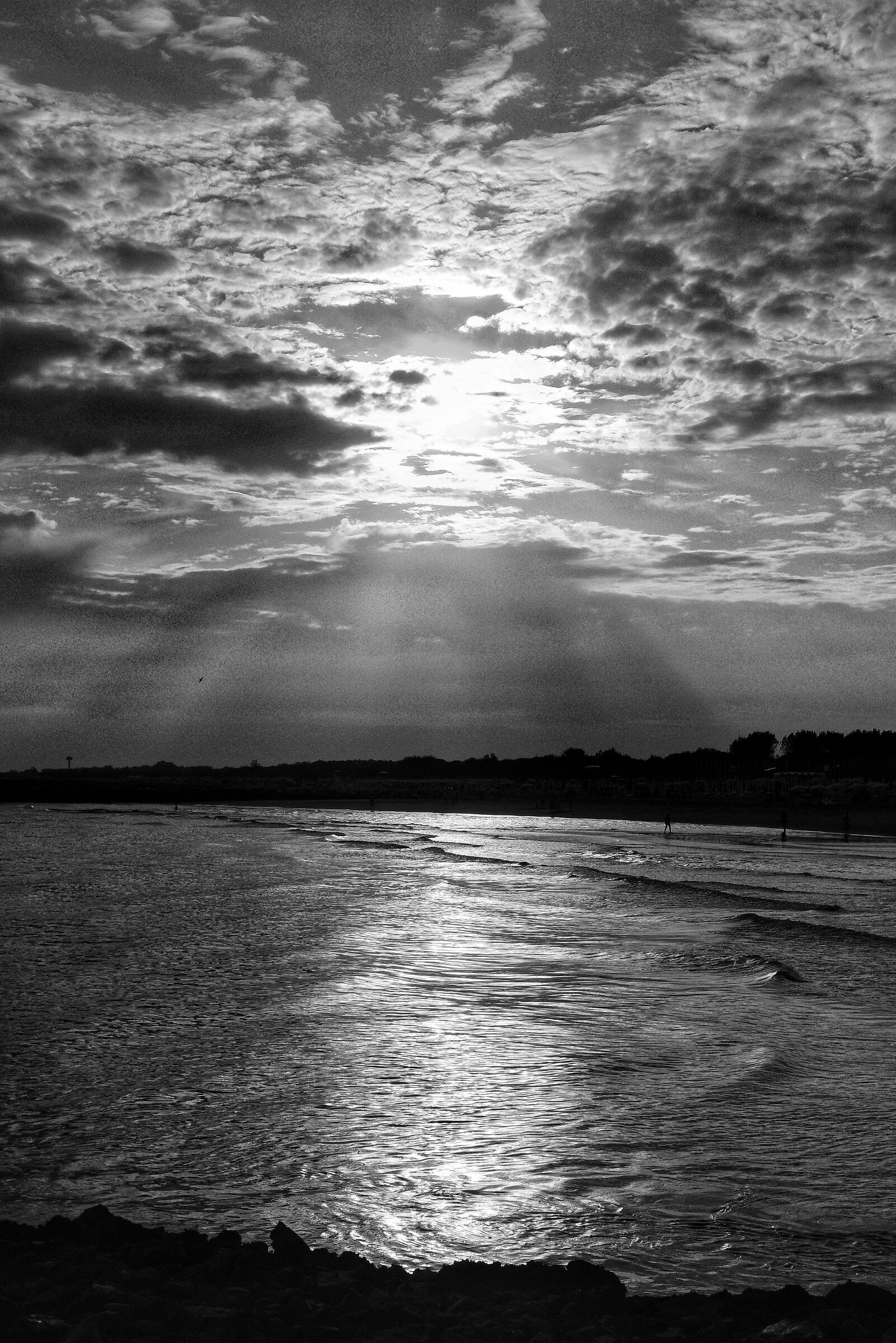 Grey colours at sunrise