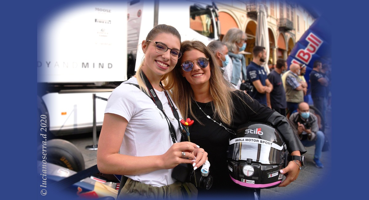 Federica and AnnaLaura at the 2020 Nuvolari Grand Prix