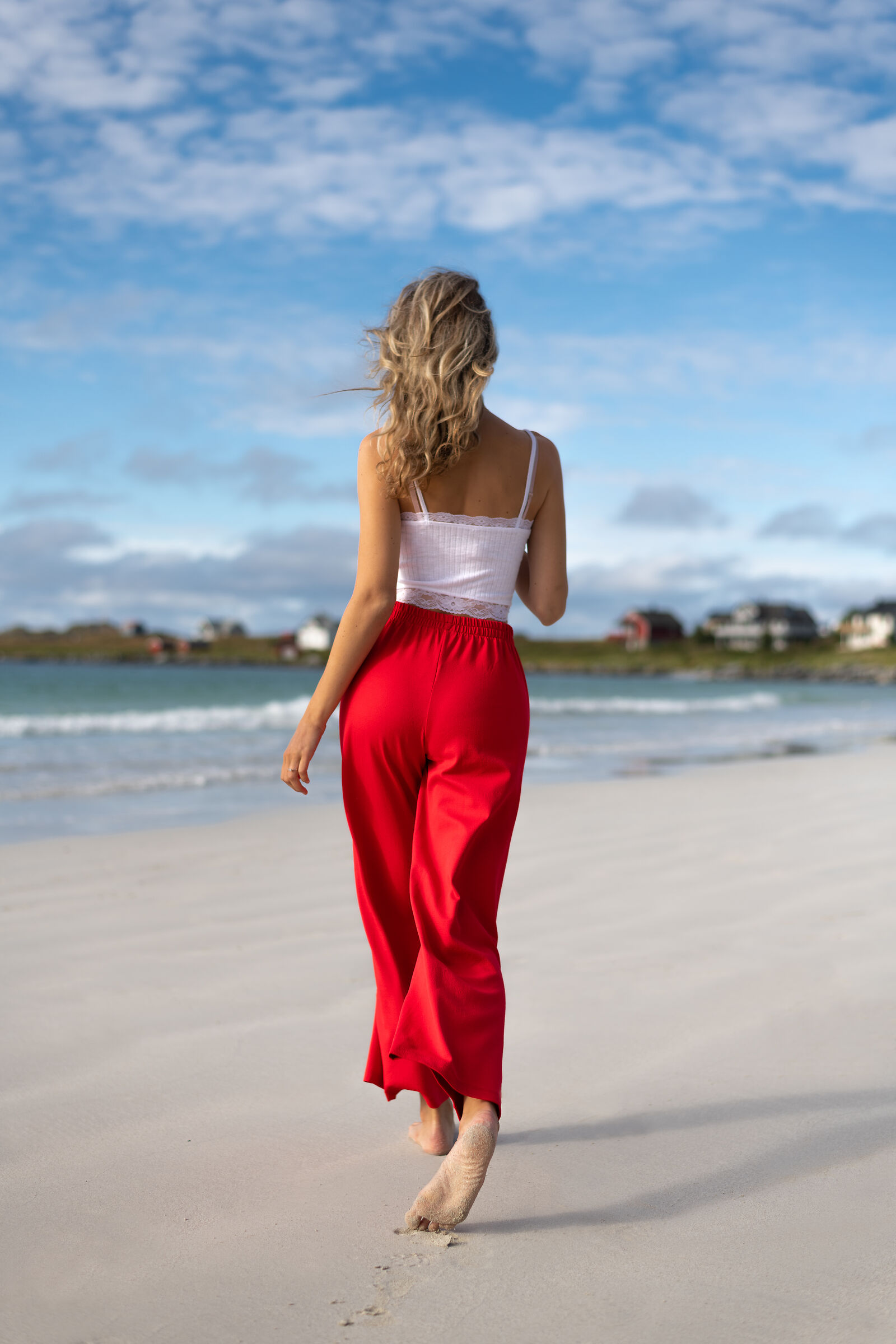 Walking on Rambergstranda