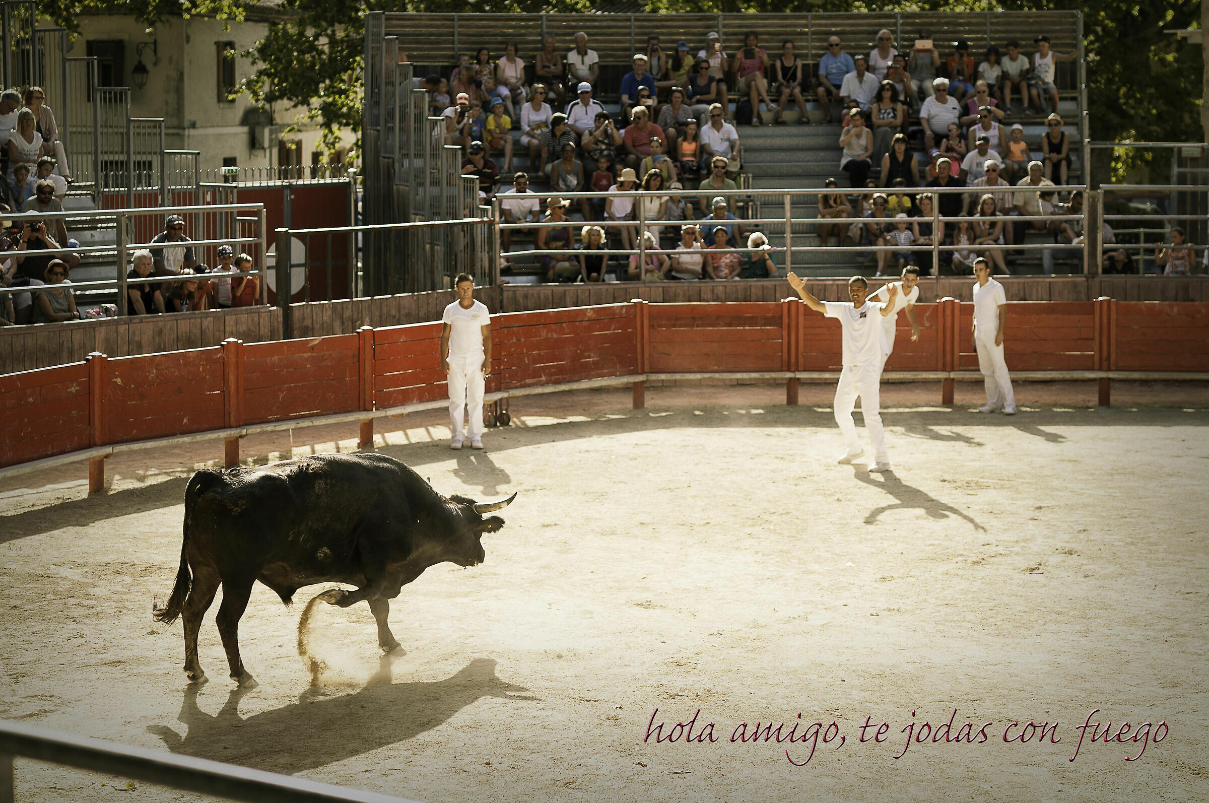 At five o'clock in the evening