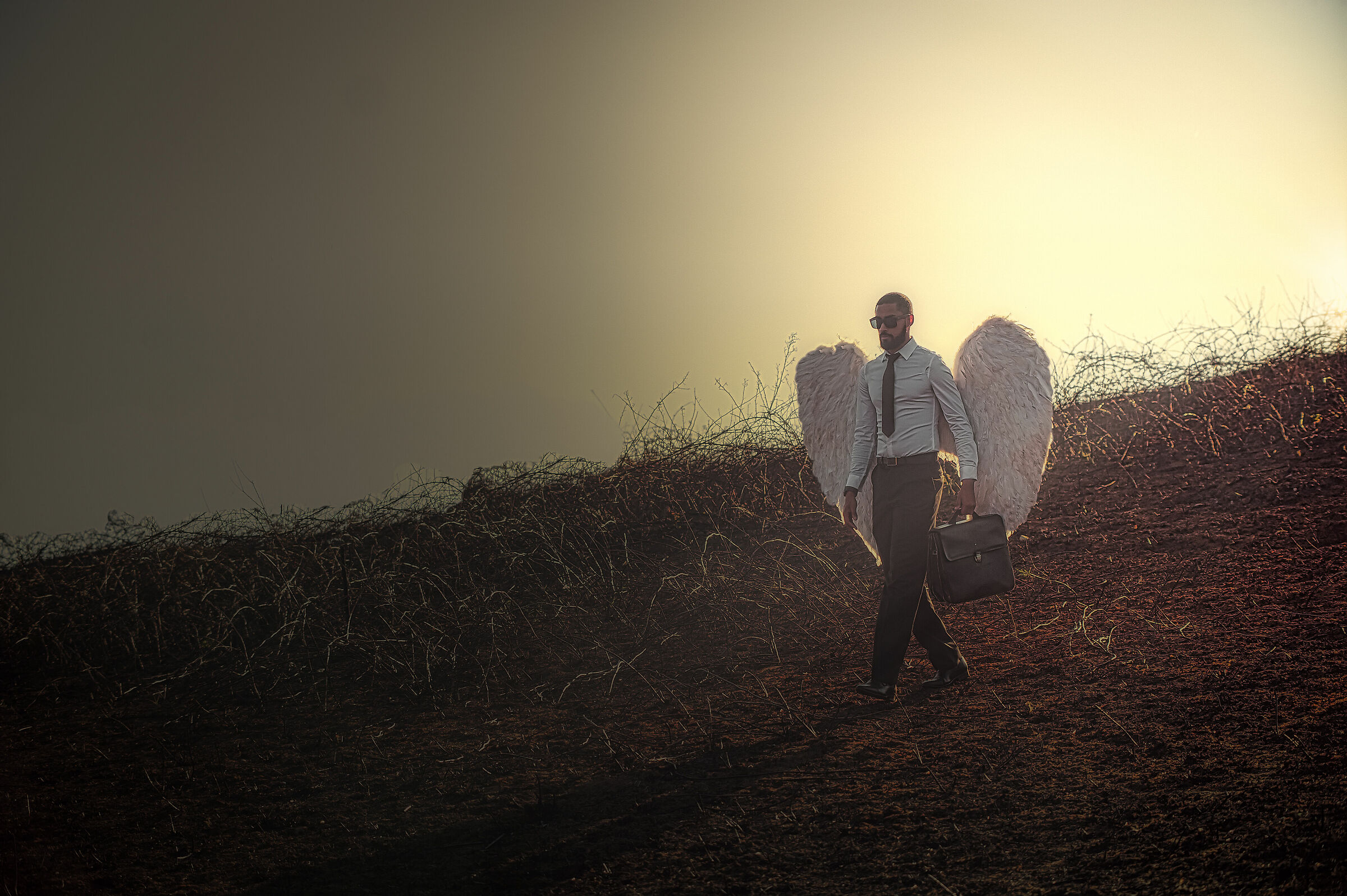 la fine dell'uomo .l'inizio dell'Angelo