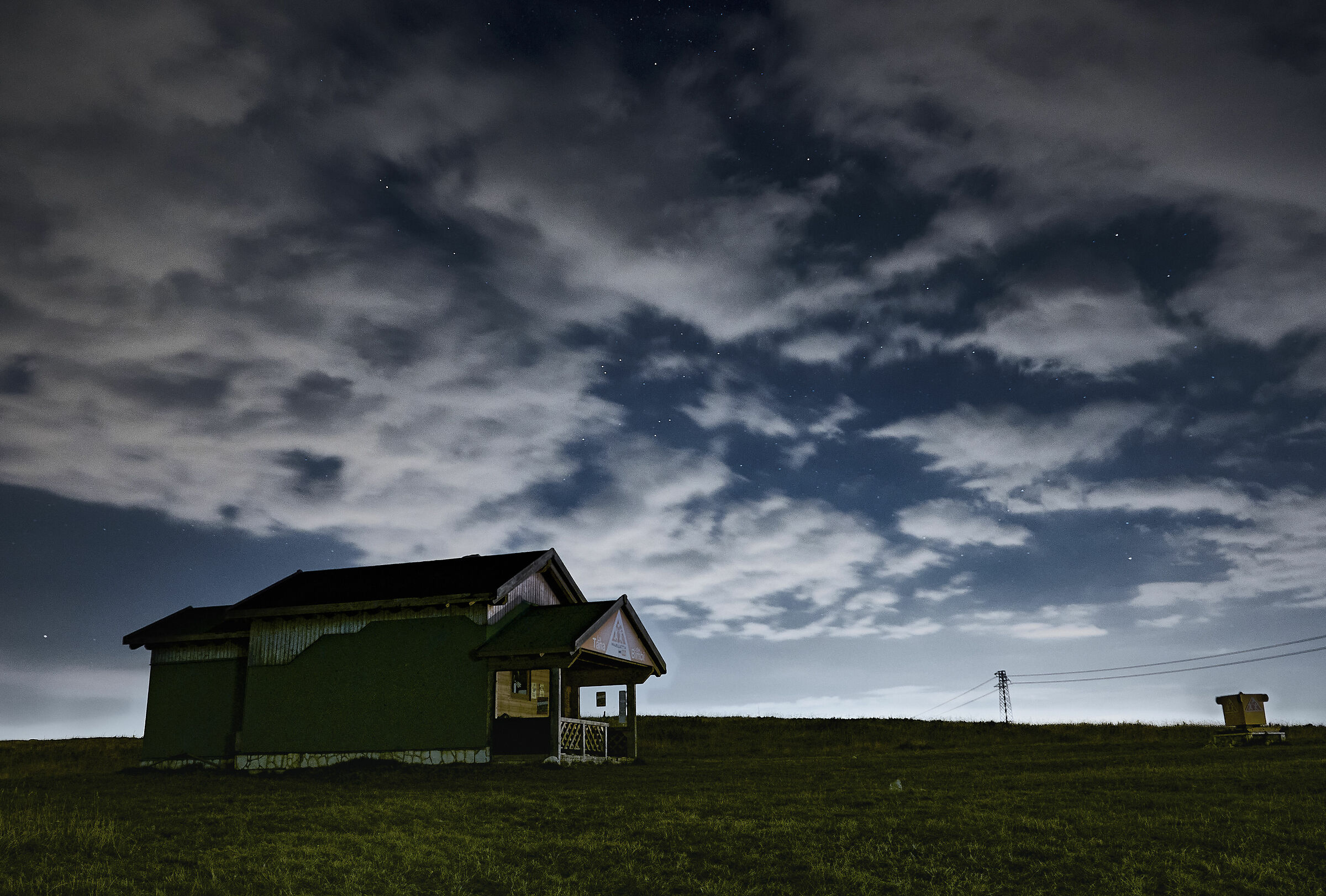 Children's Tana at night