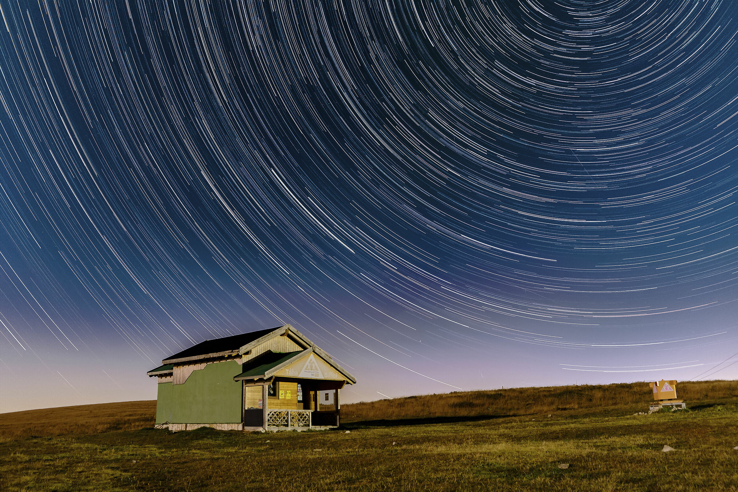 my first star trail