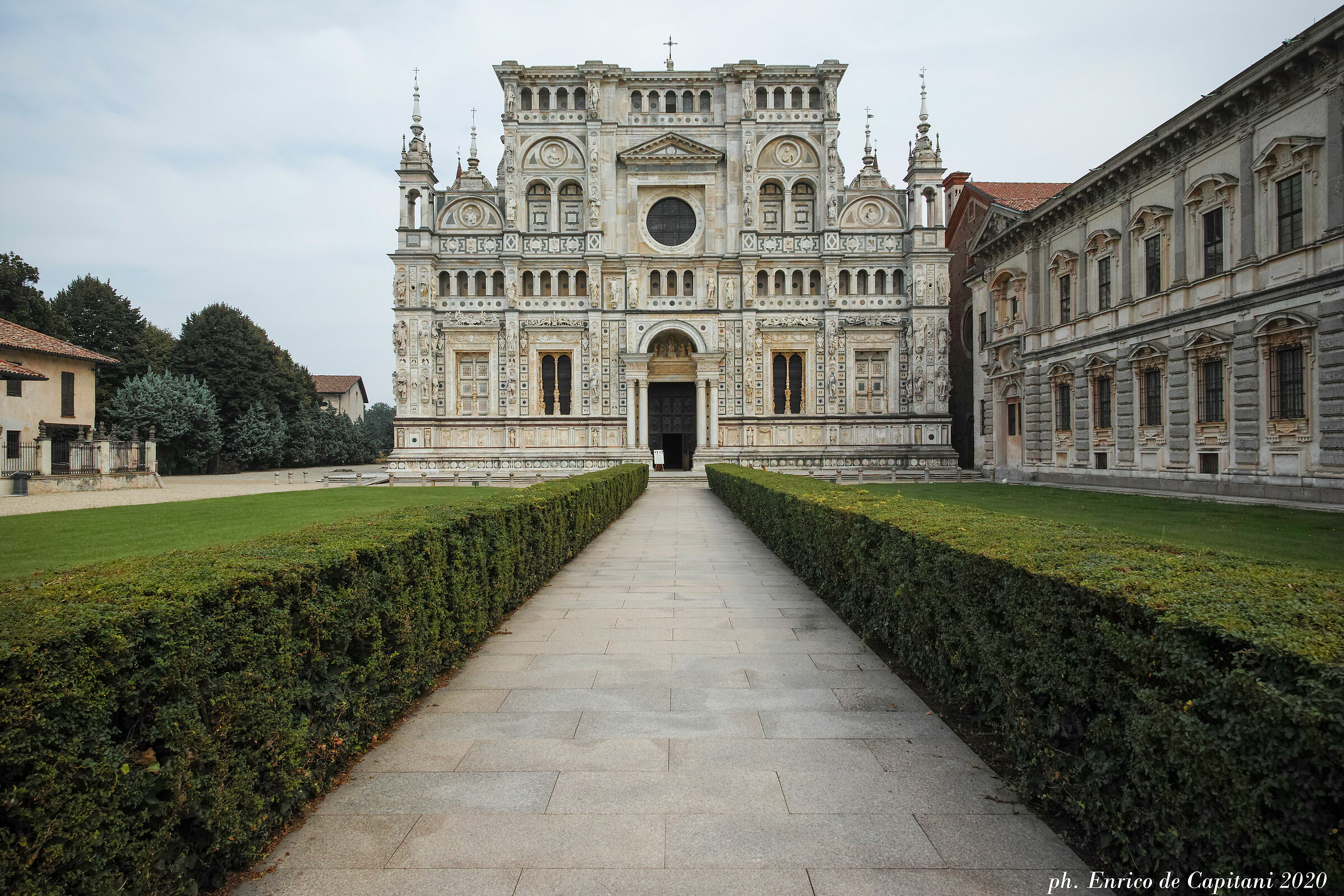 La Certosa di Pavia, facade