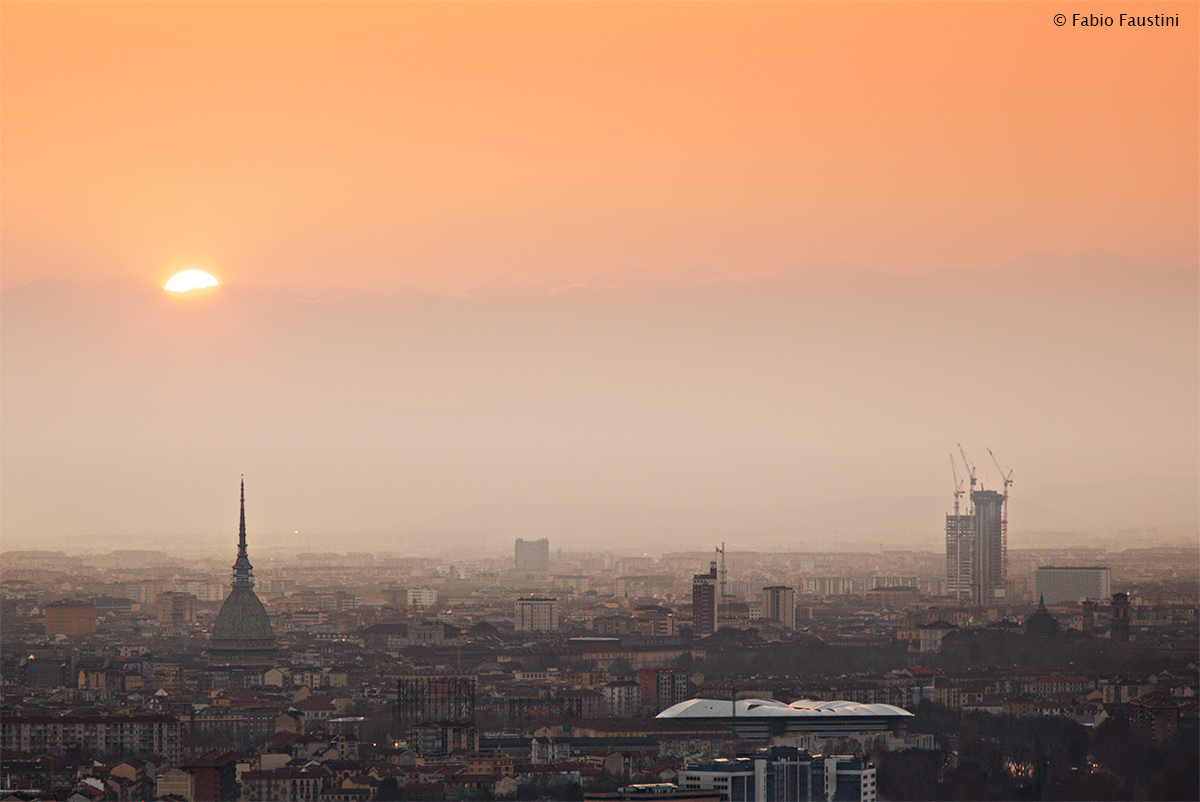 Tramonto su Torino