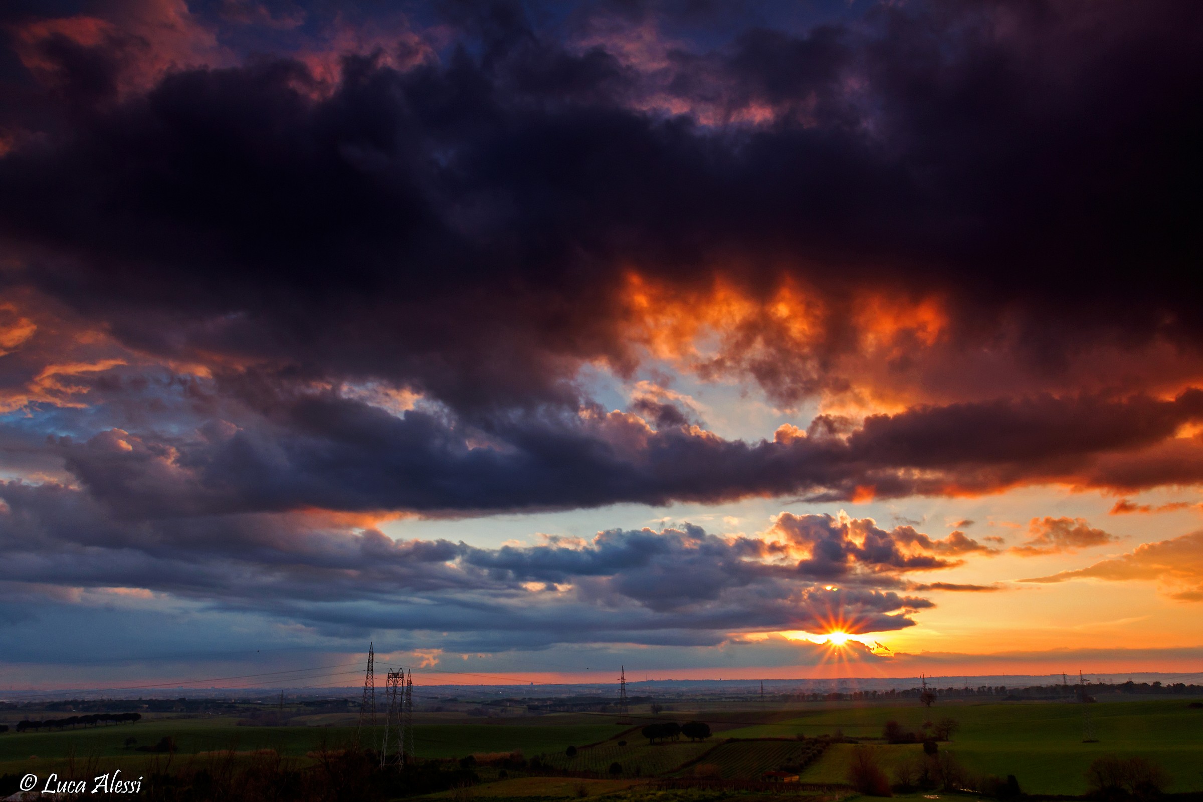 Sunset of my house 2