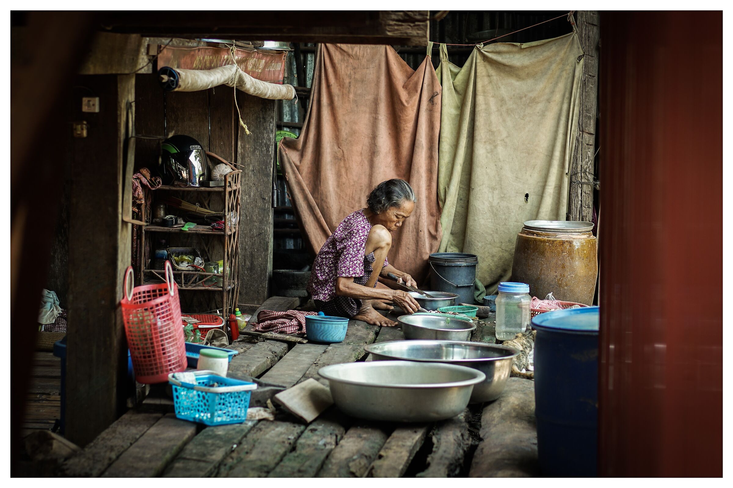 Quotidianità nella Cambogia rurale