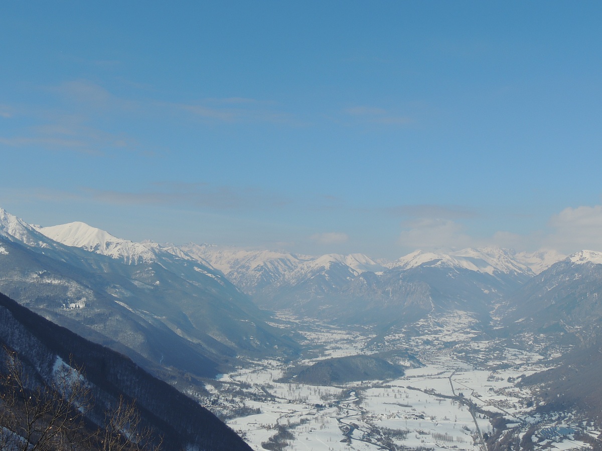 valle stura vista dal colletto della piastra