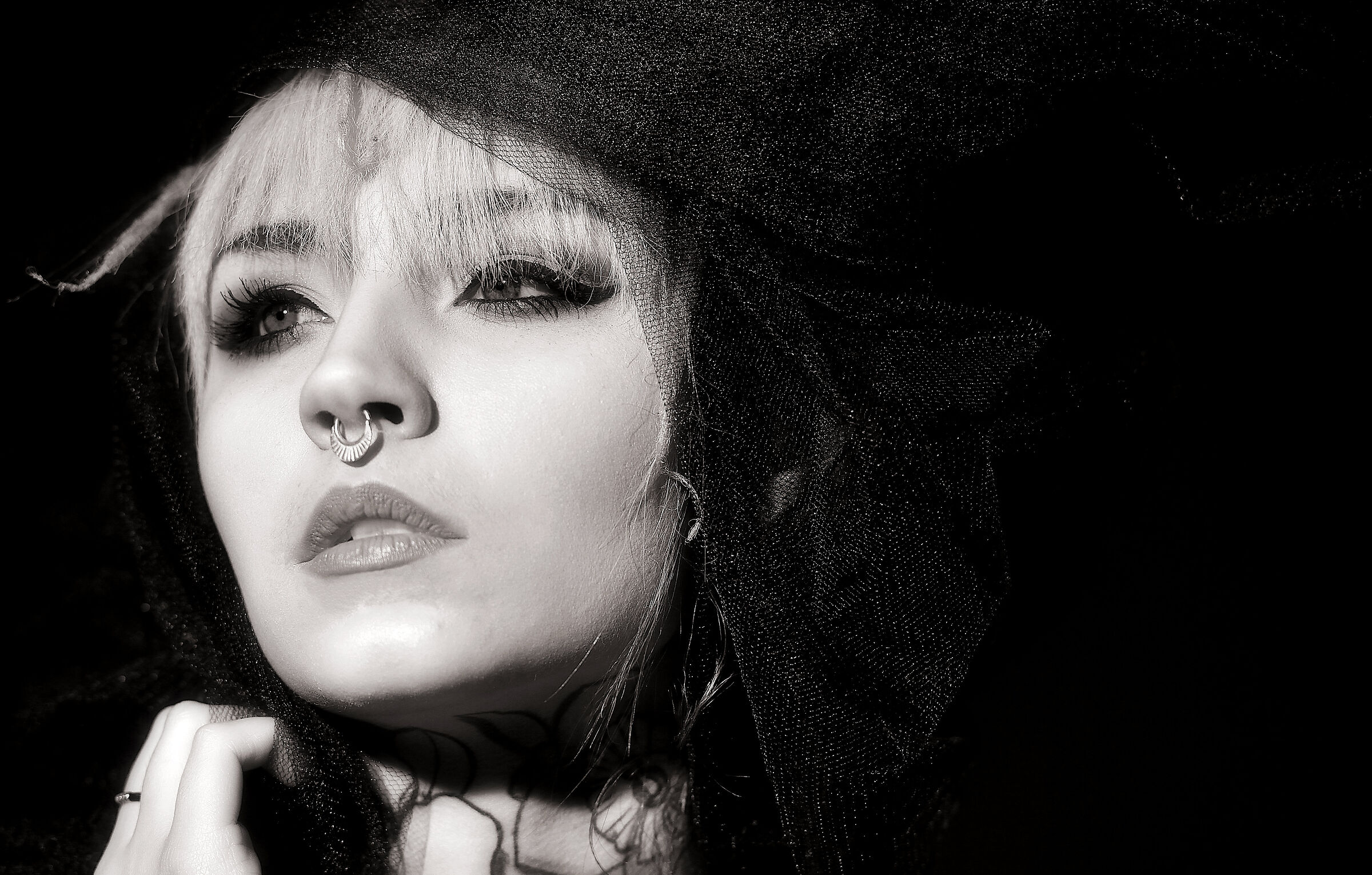 Un angelo bianco con l'anima nera.