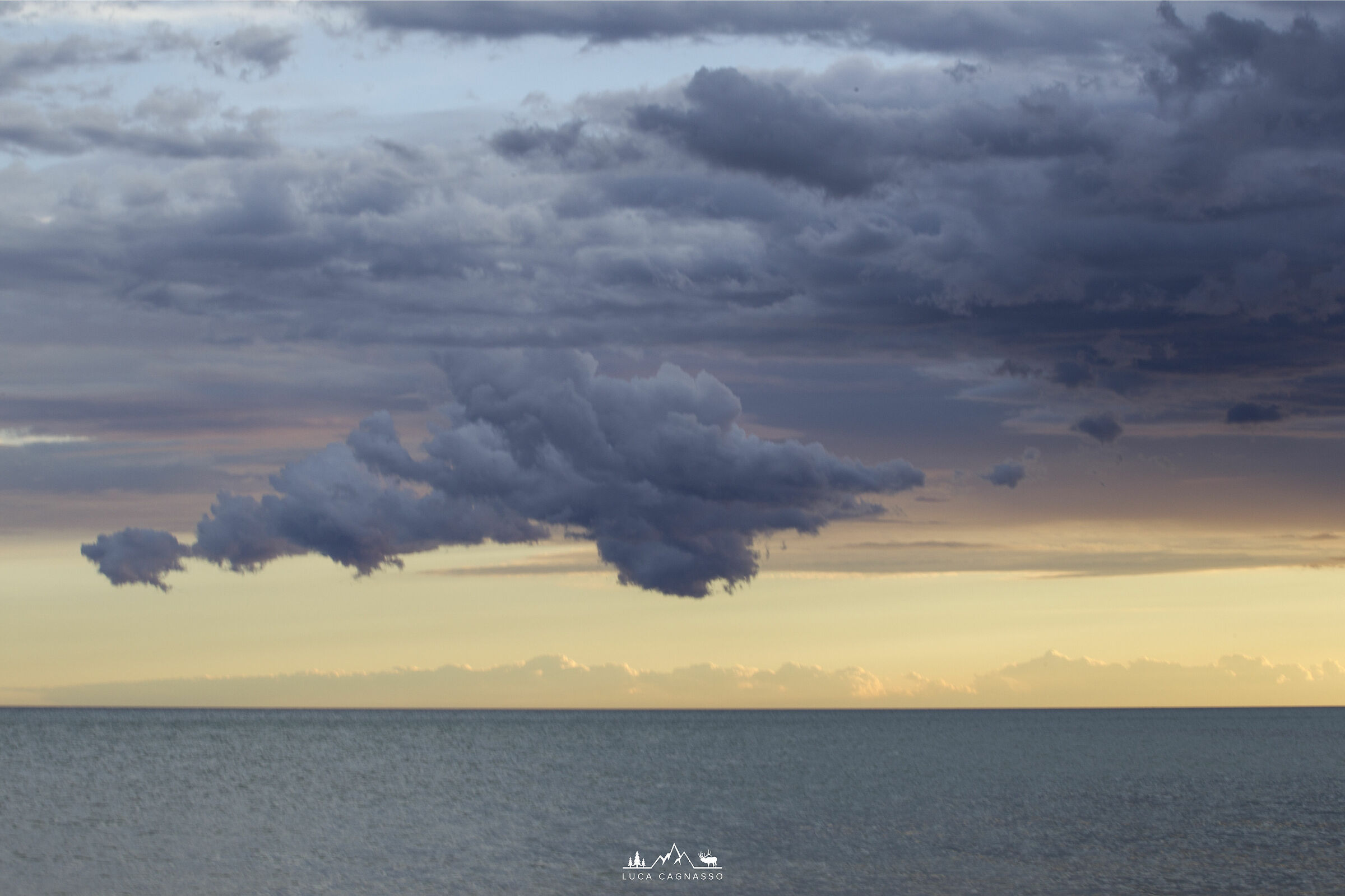 Clouds and sea