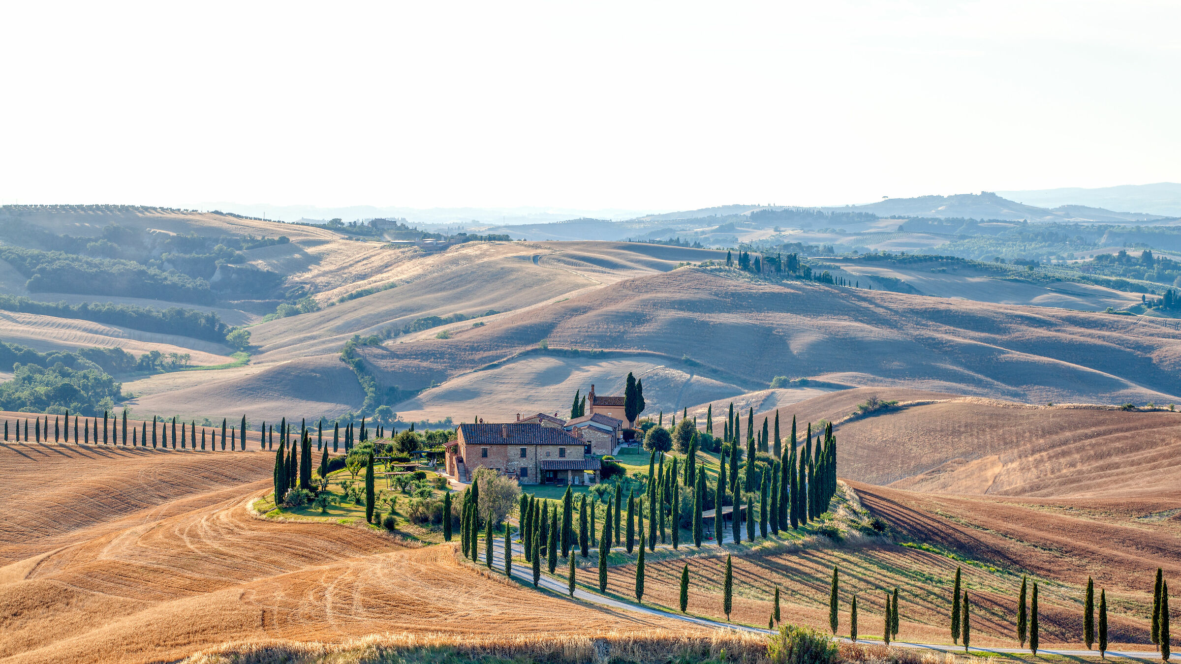 Typical Tuscan farm