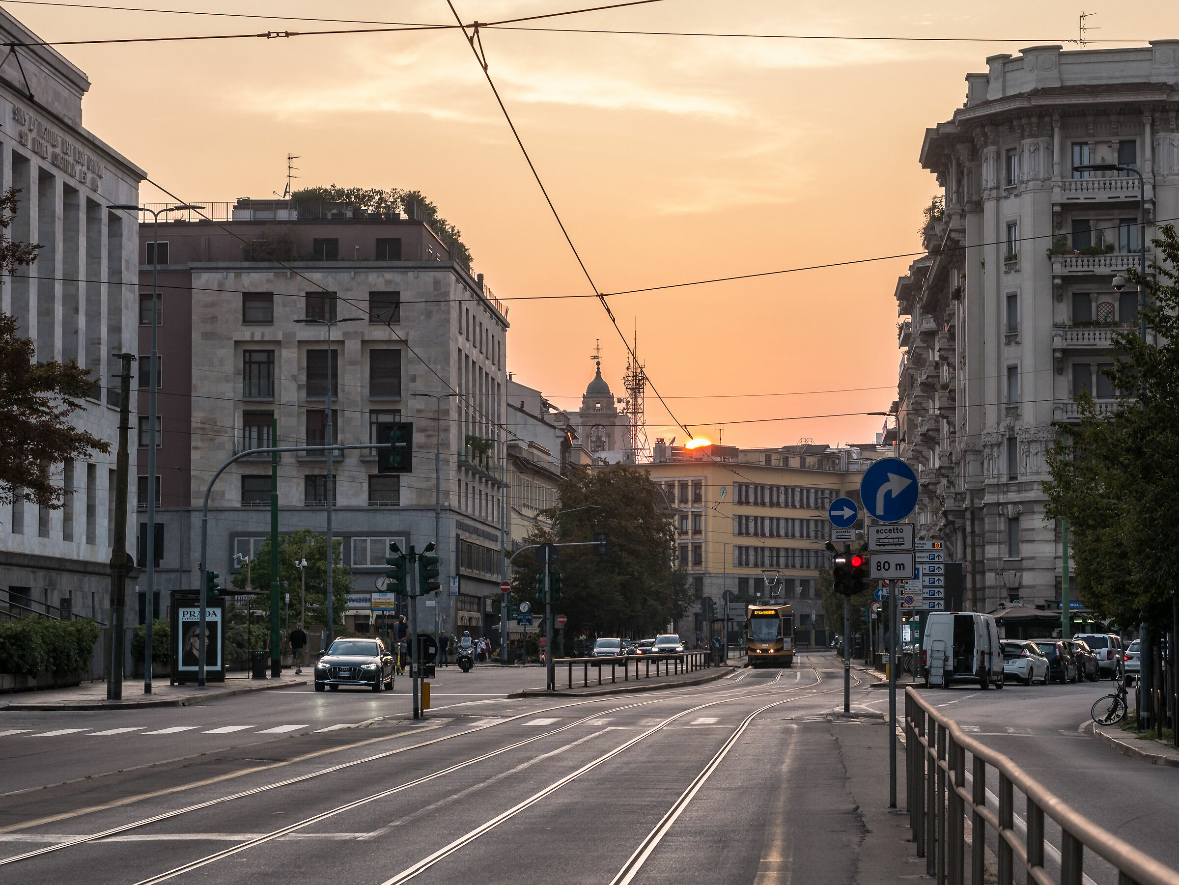 Sunset in Milan