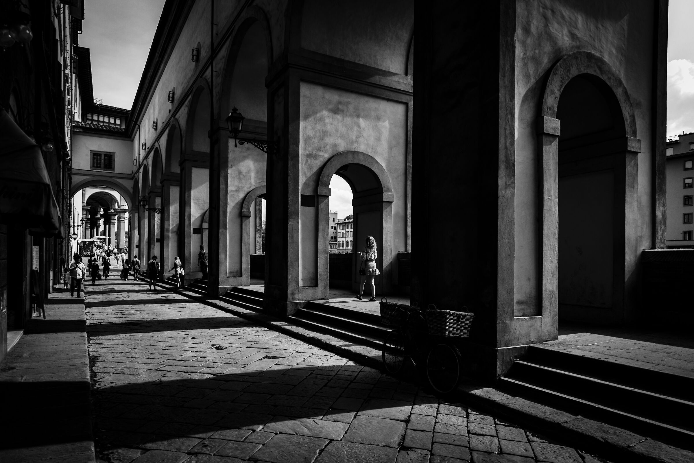 Walking through Florence