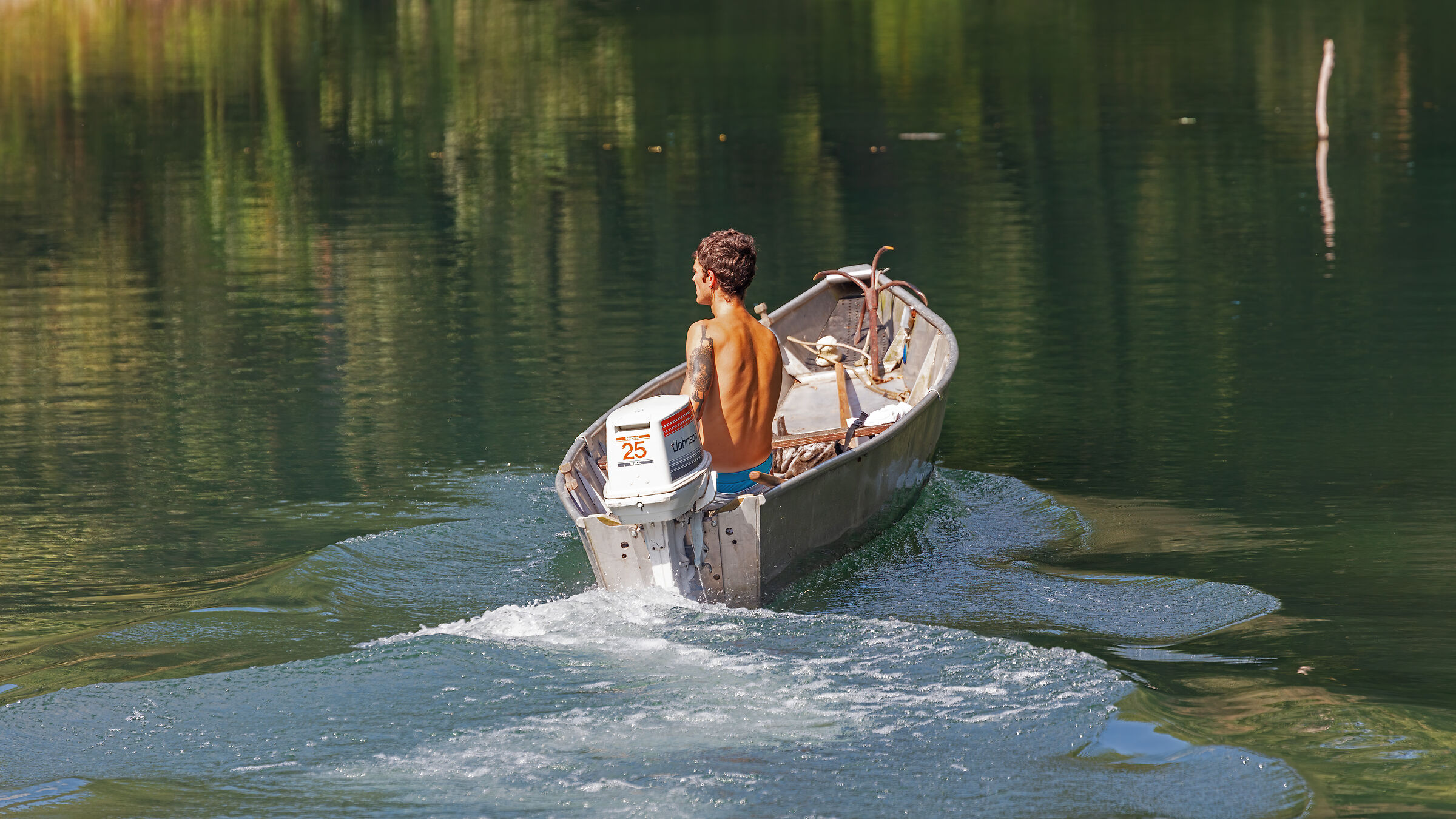 In the enchanted pond