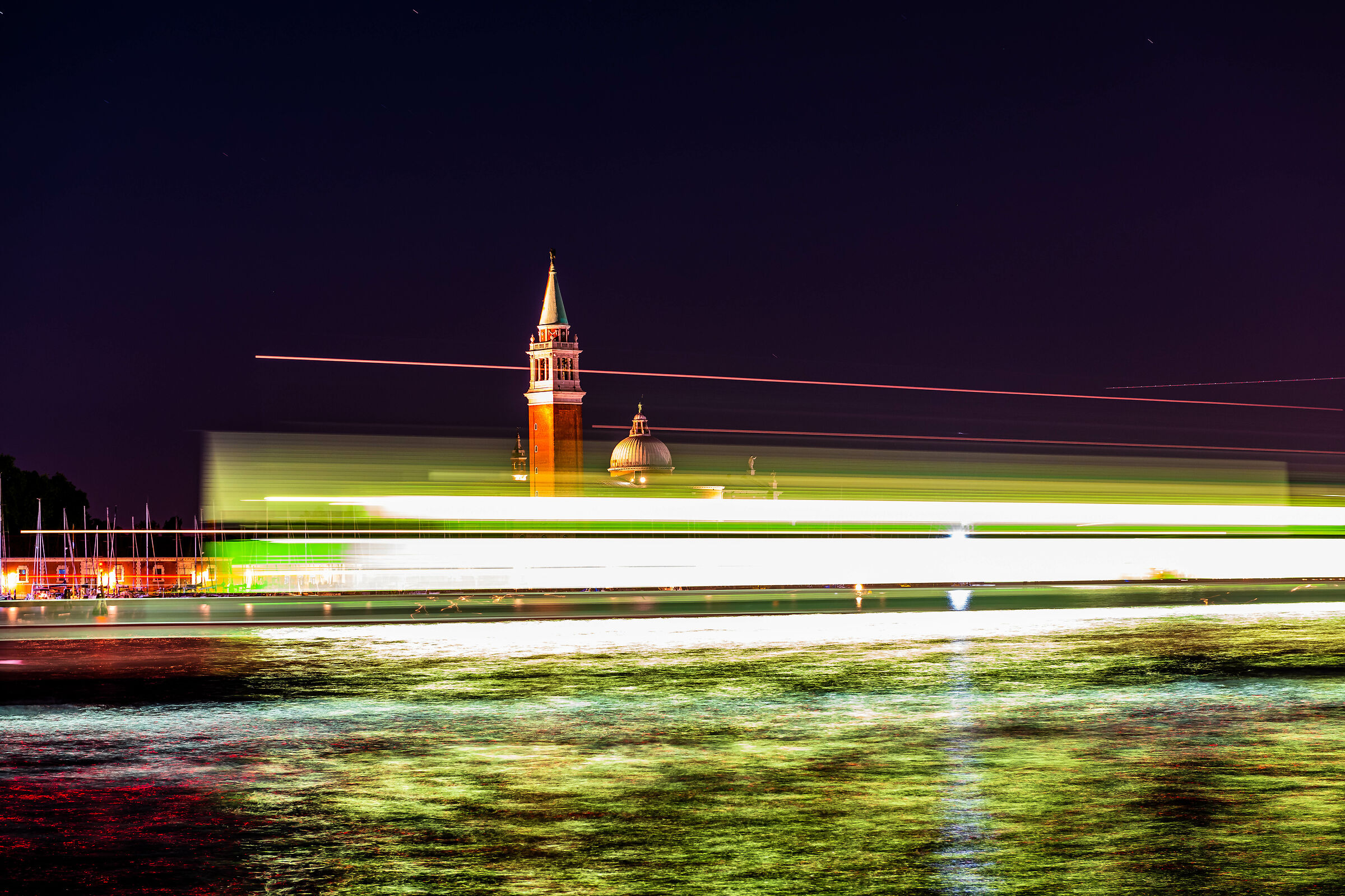 A trail in The Lagoon