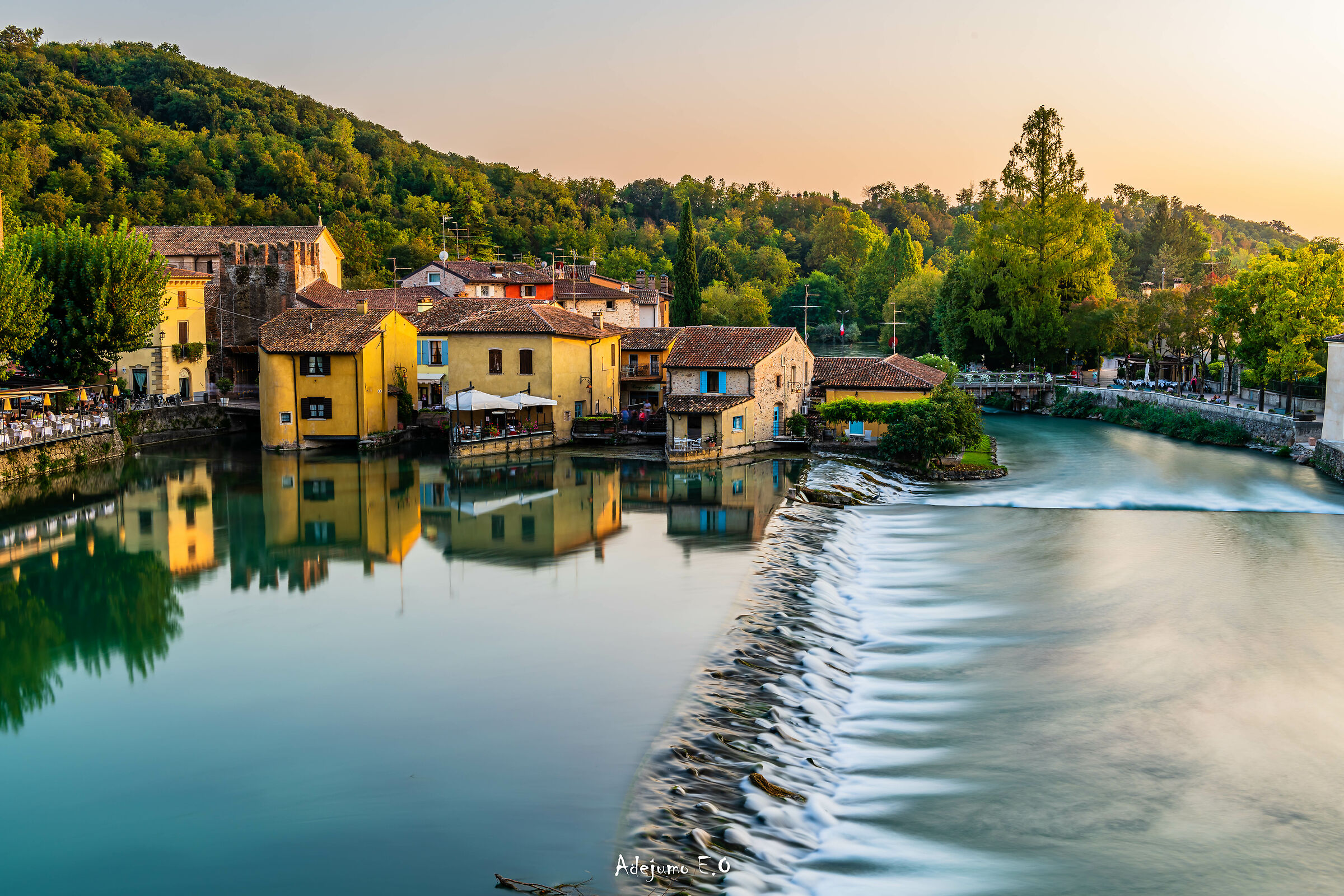 Sunset in Borghetto