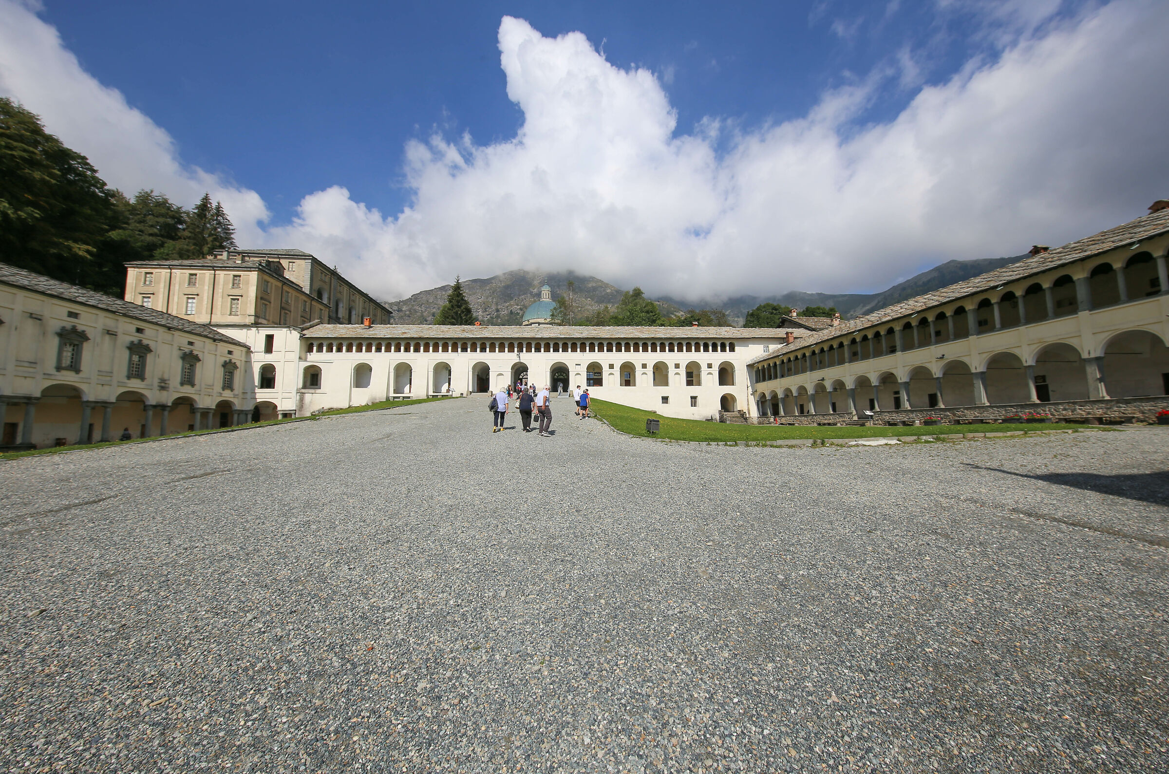 The ascent to the Sanctuary