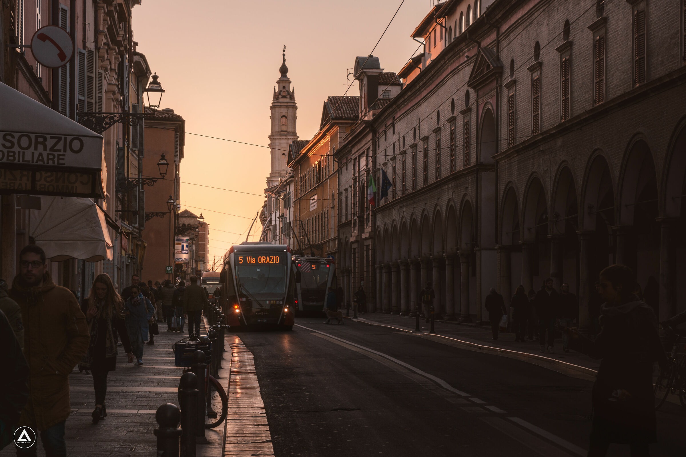 Sunset in Parma