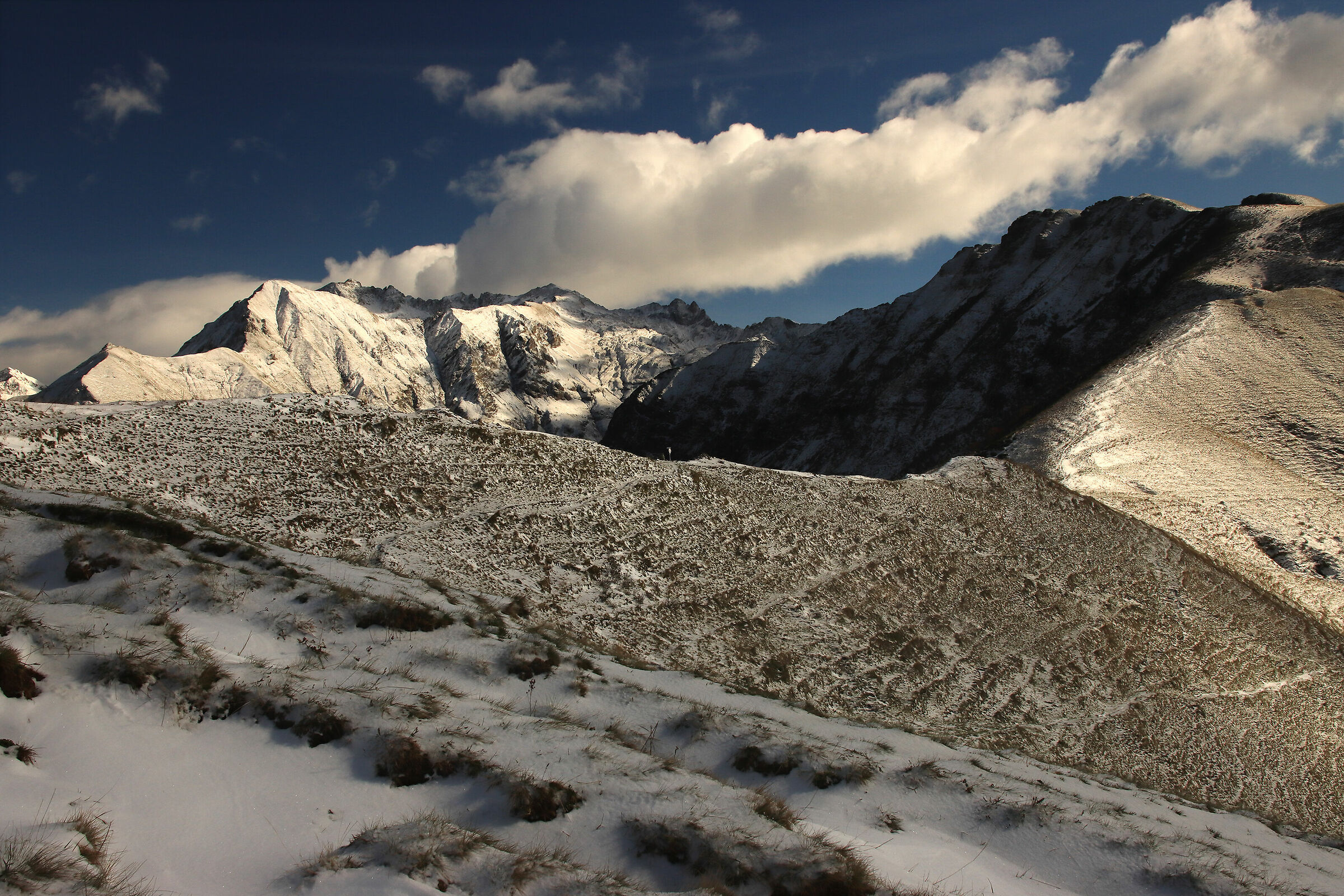 prima neve sulle Orobie