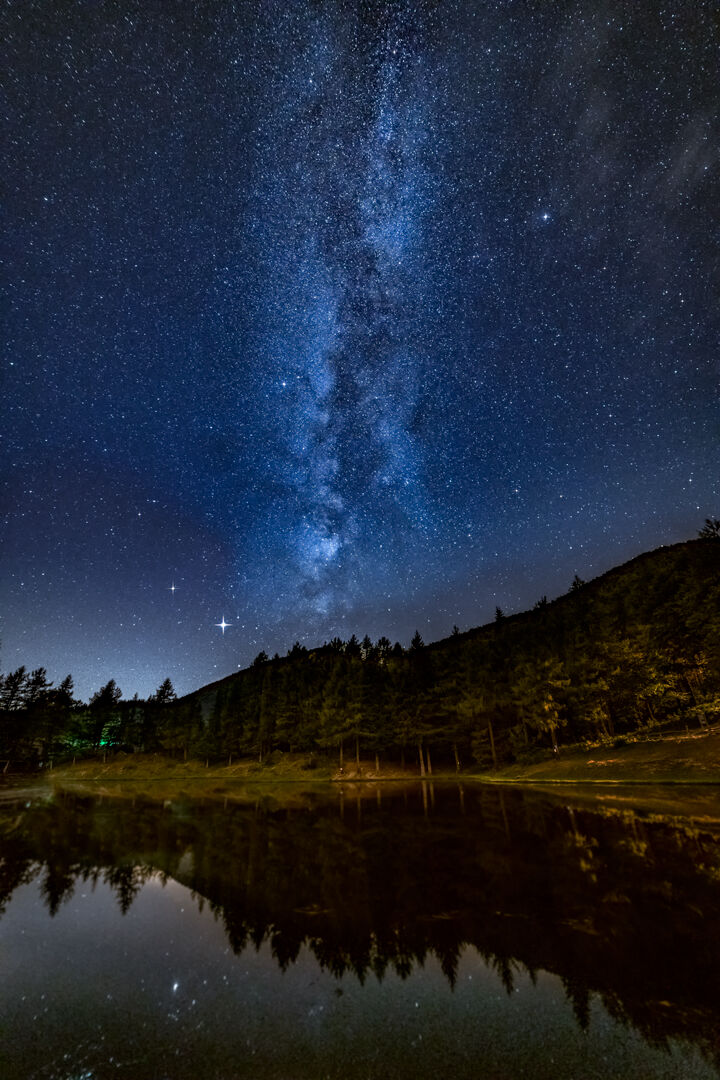 Milky Way at nymph lake