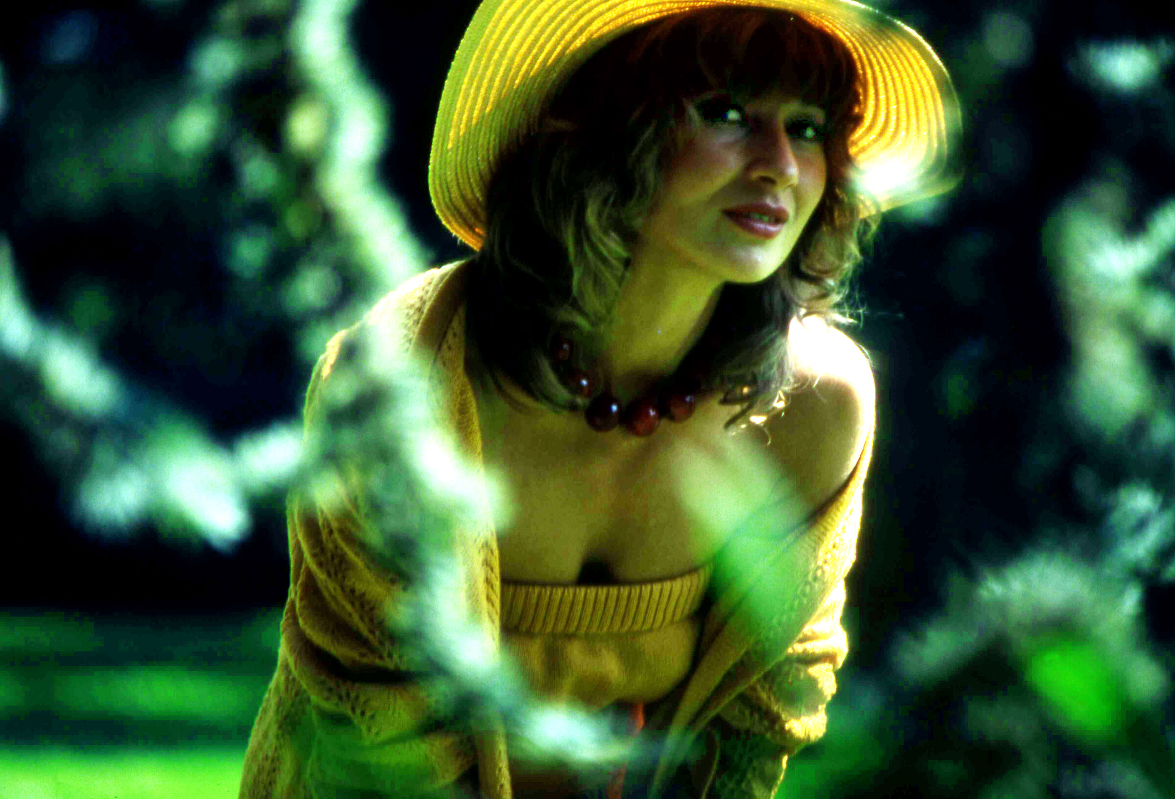 portrait in the green