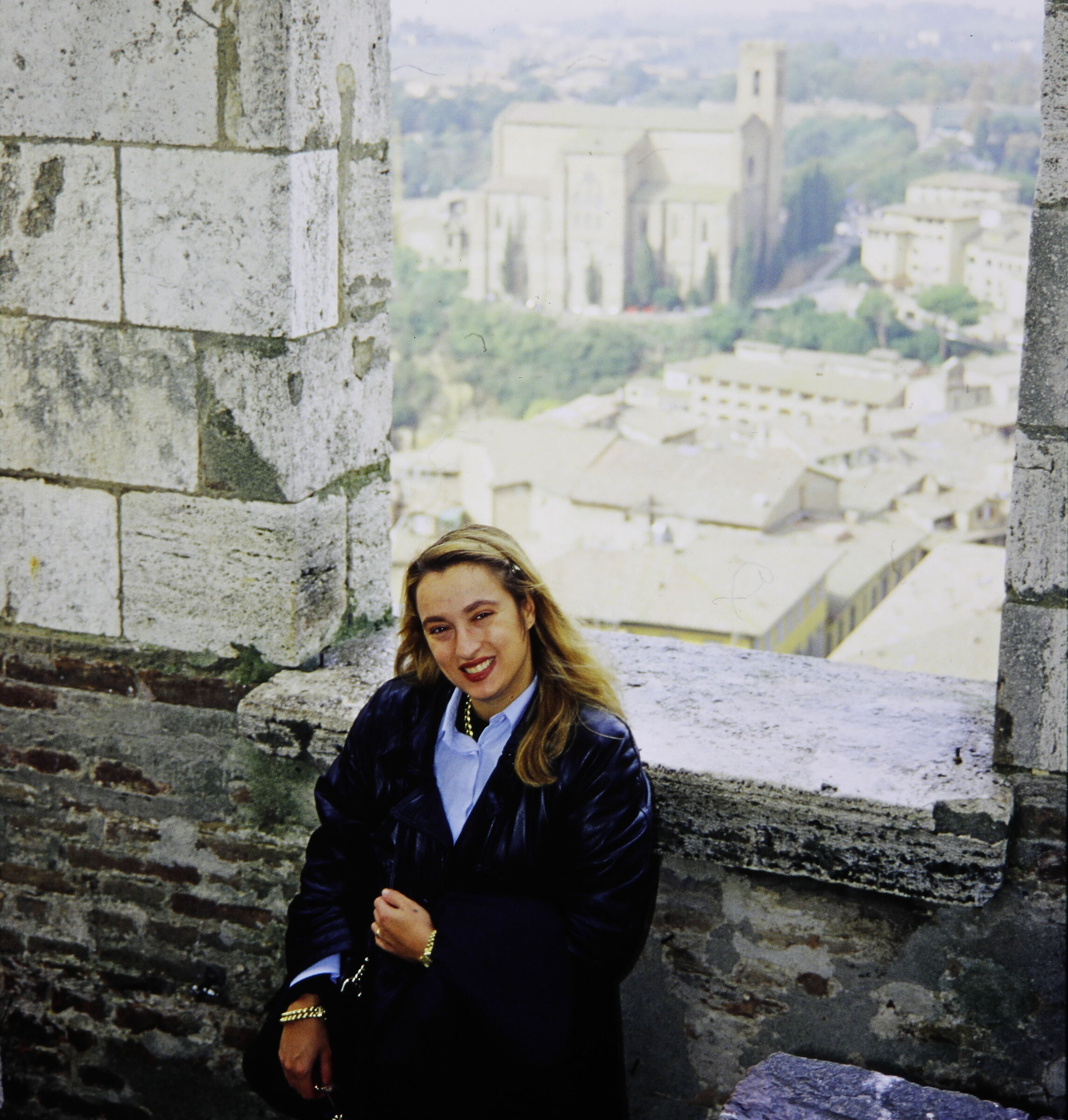 Siena, in cima alla torre....