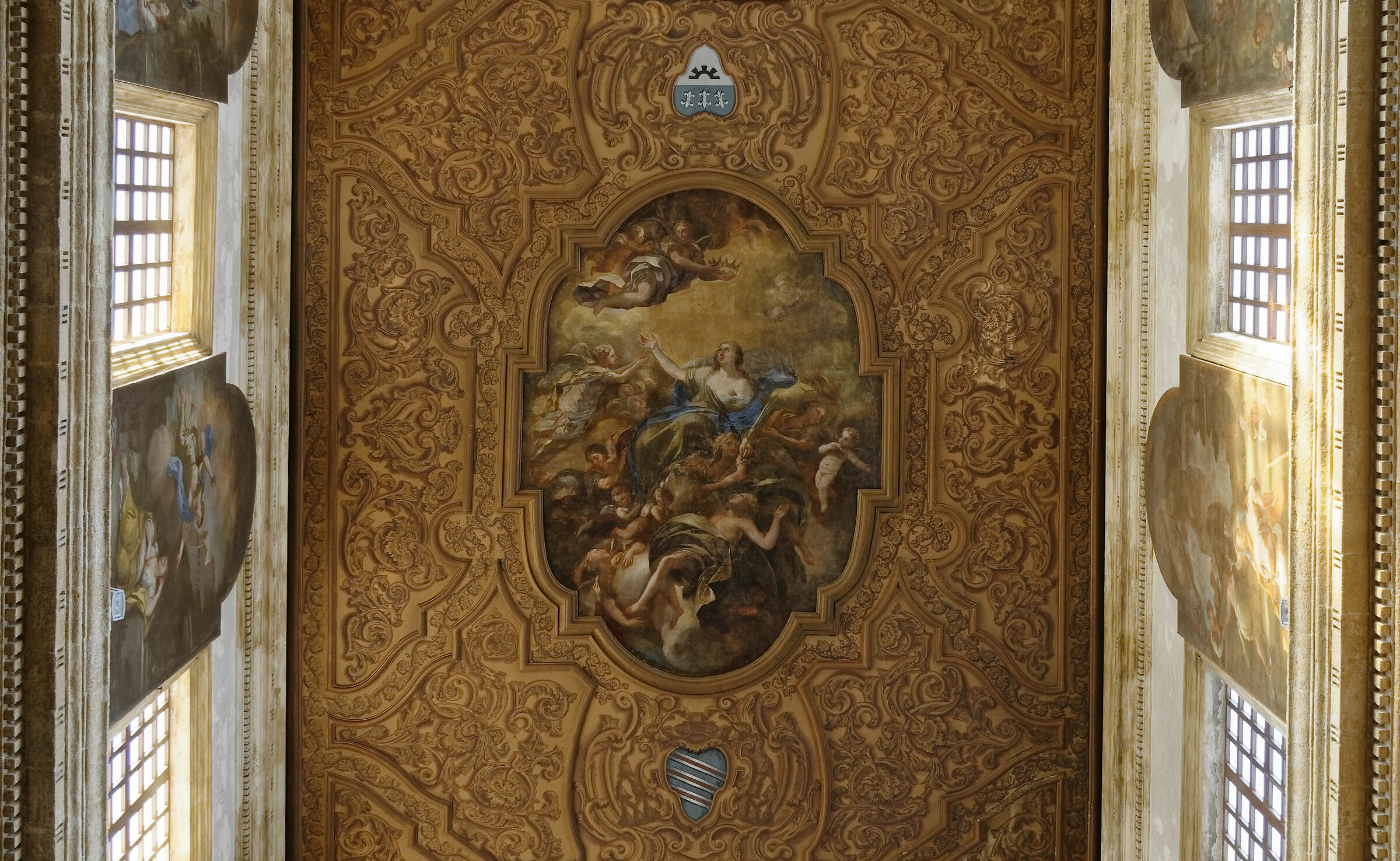 Gallipoli - particular ceiling of the cathedral