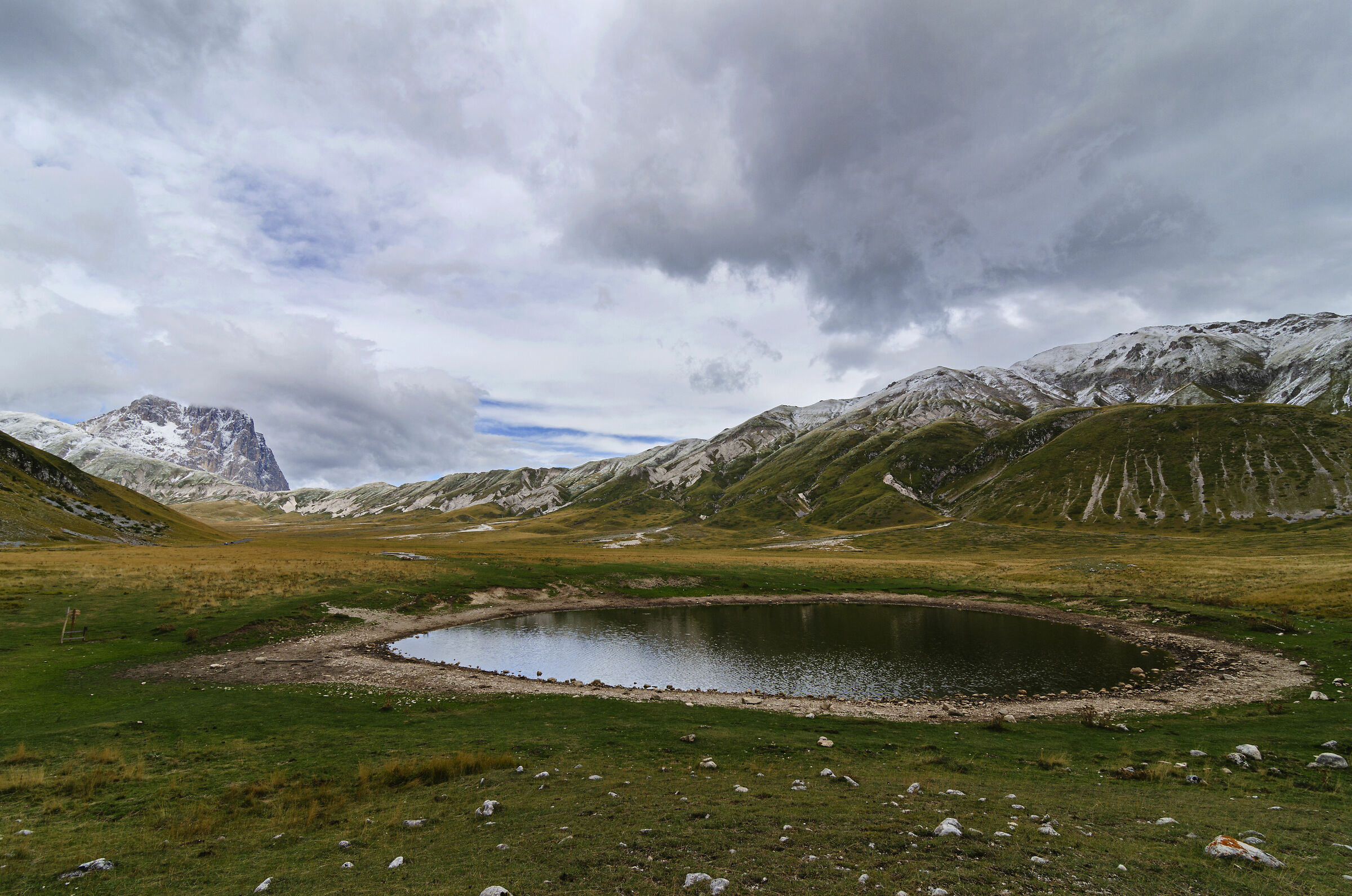 Laghetto "de Petranzone", prima neve.