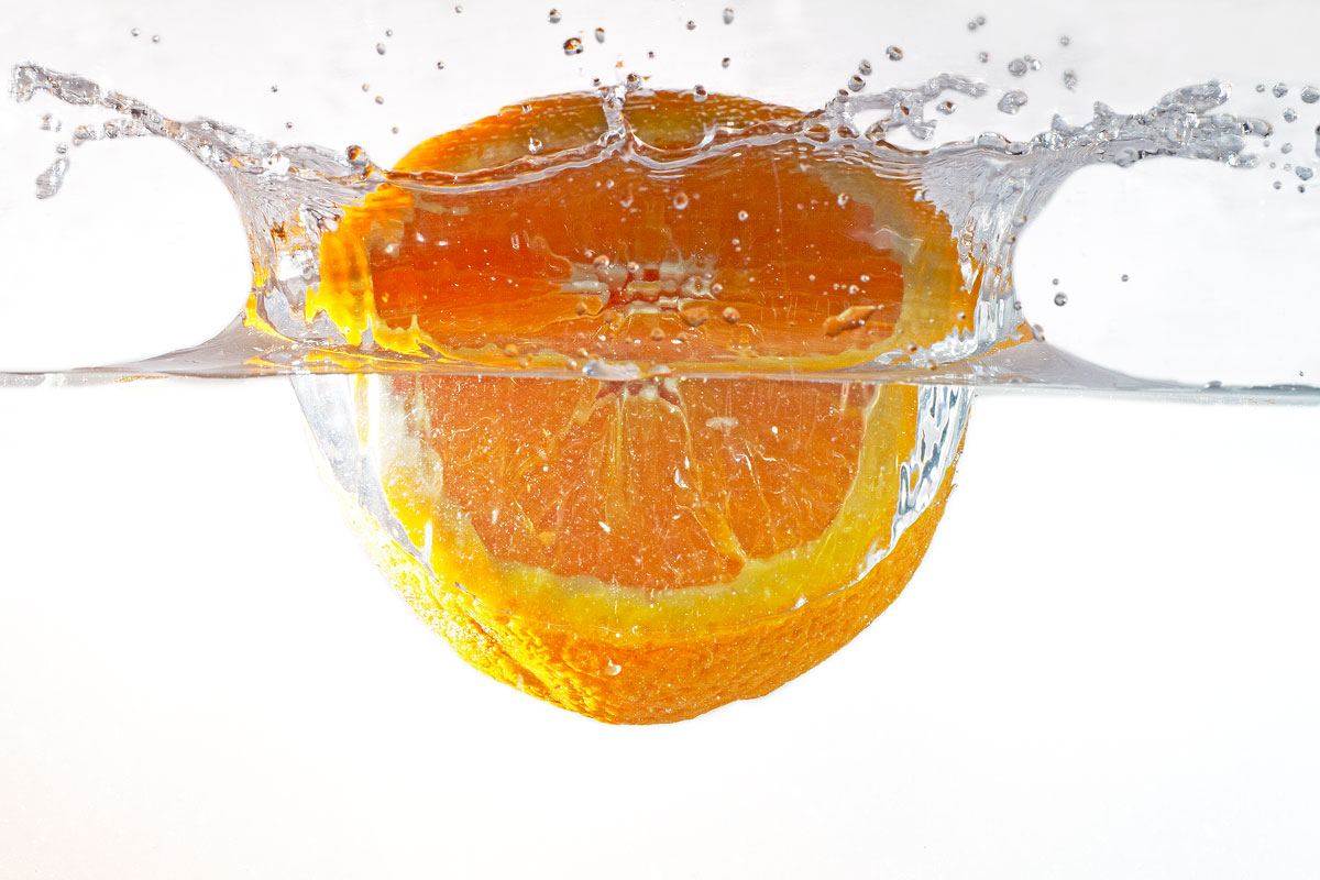 orange splash