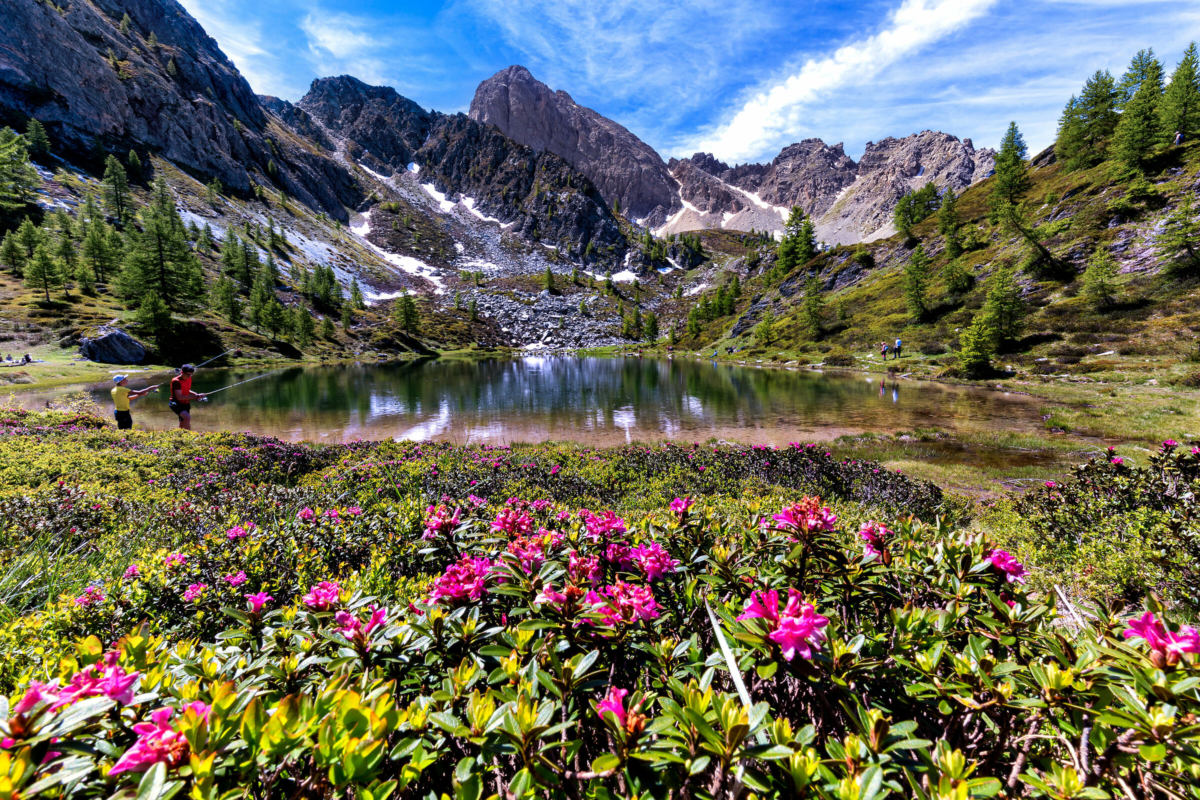 Fishing at The Black Lake of Meja