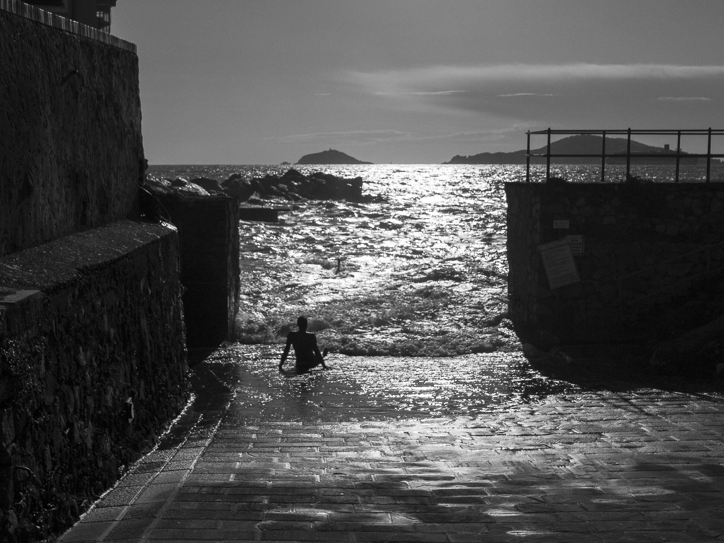 Bagno on bianco e nero