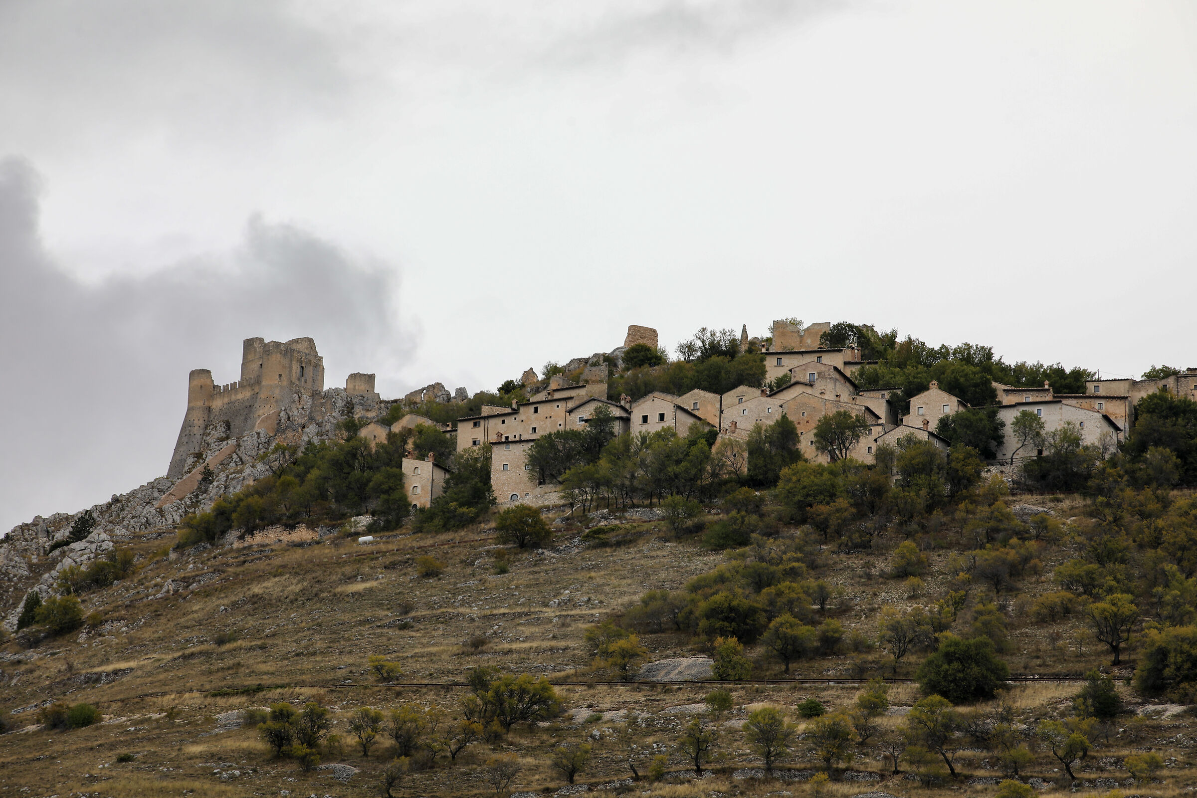 Rocca Calascio and the tenement