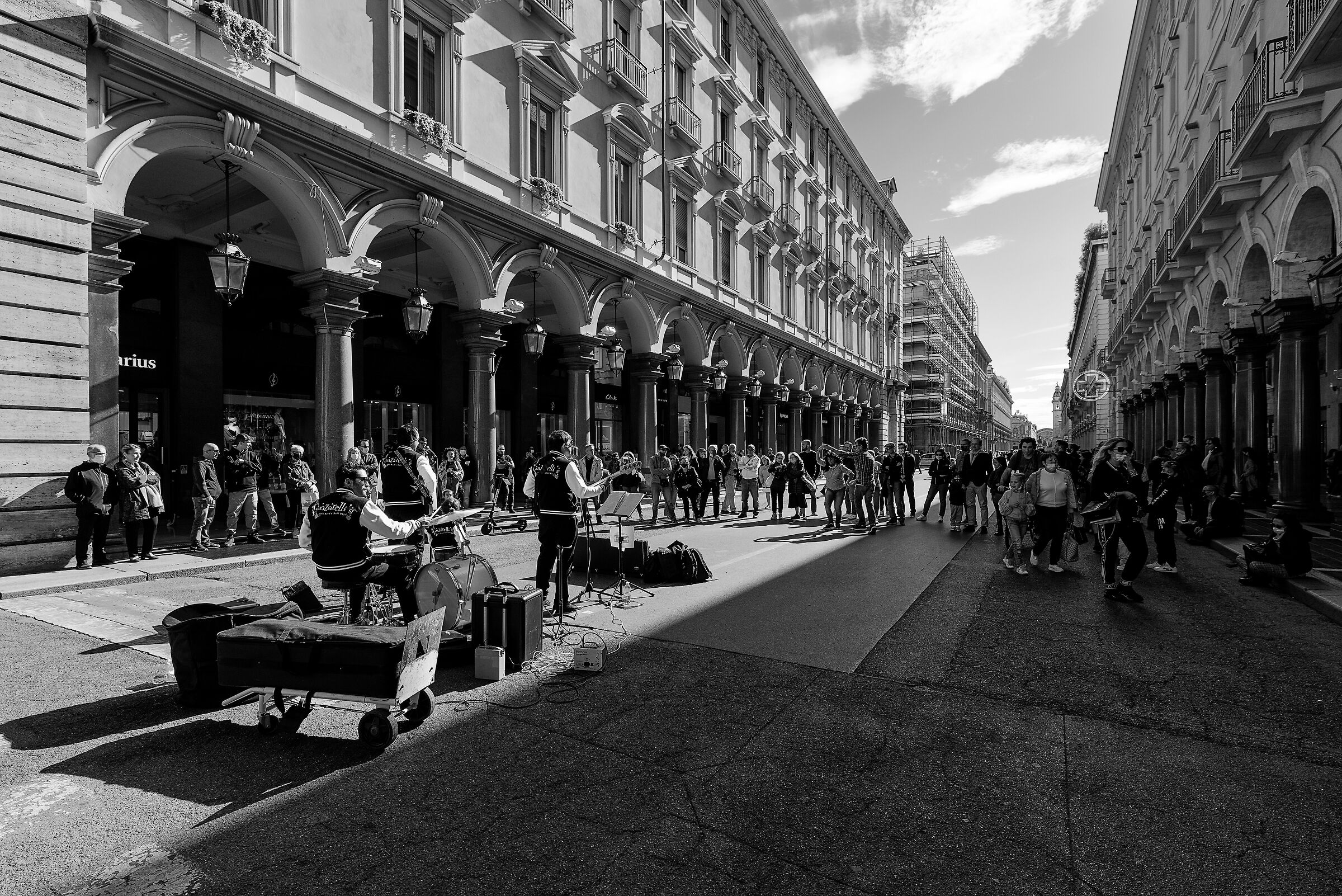 Artisti di strada a Torino