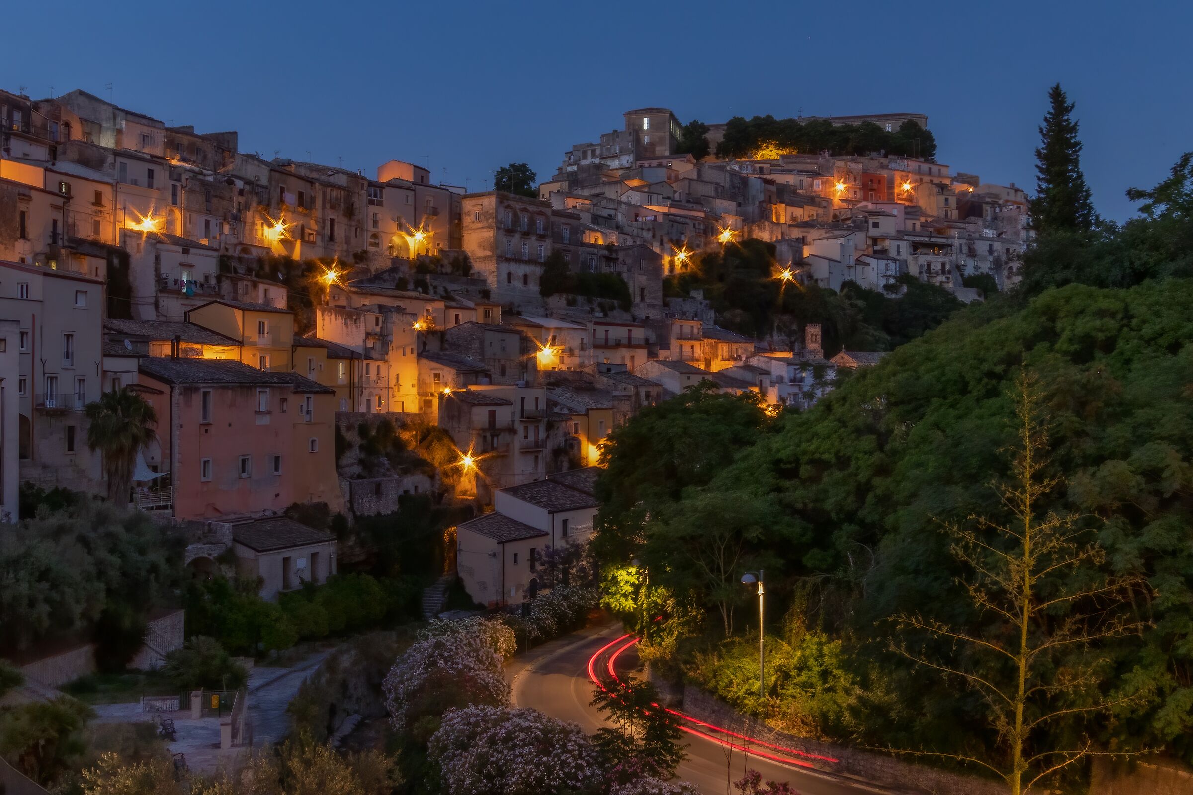Ragusa by night