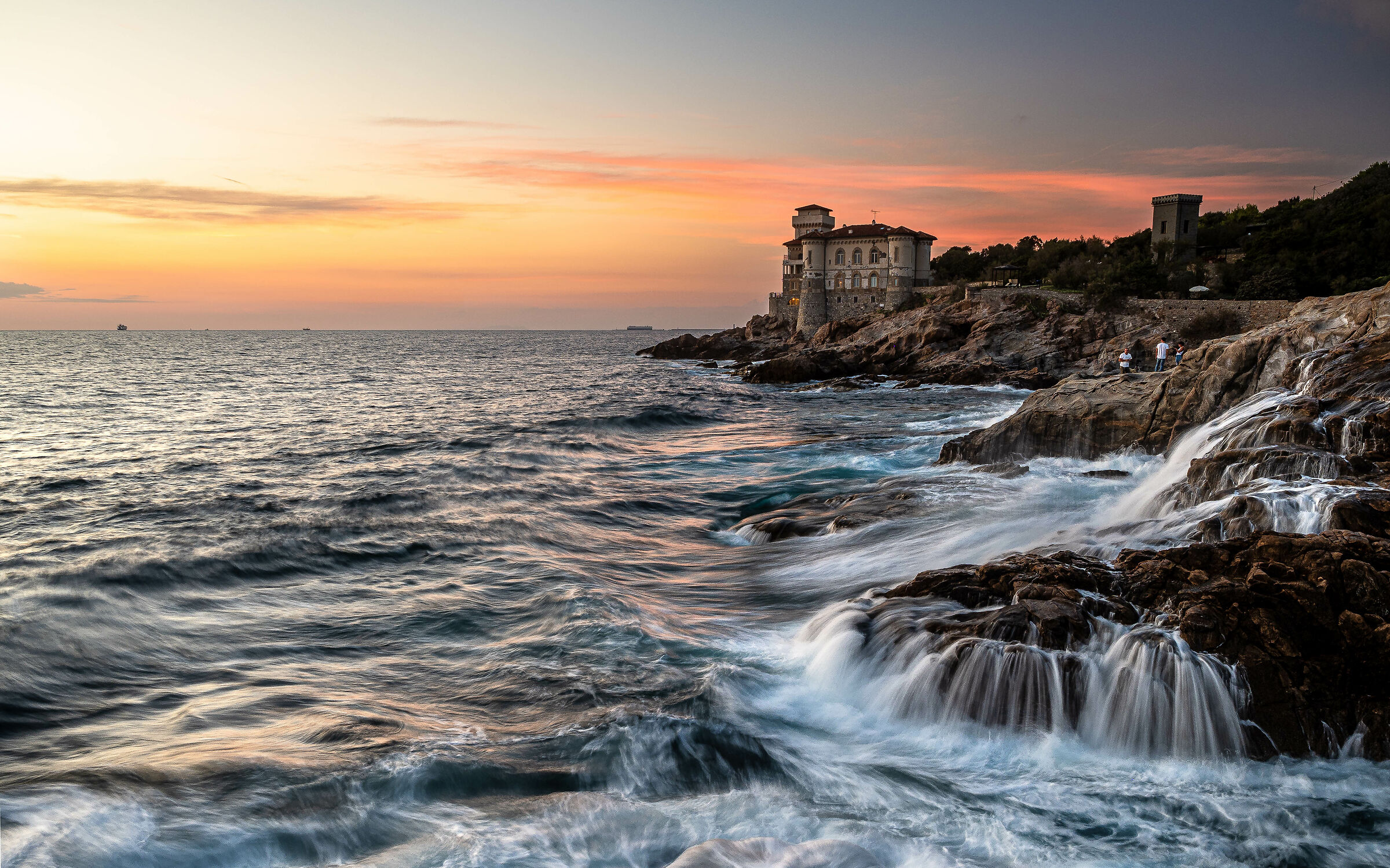 un castello sul mare