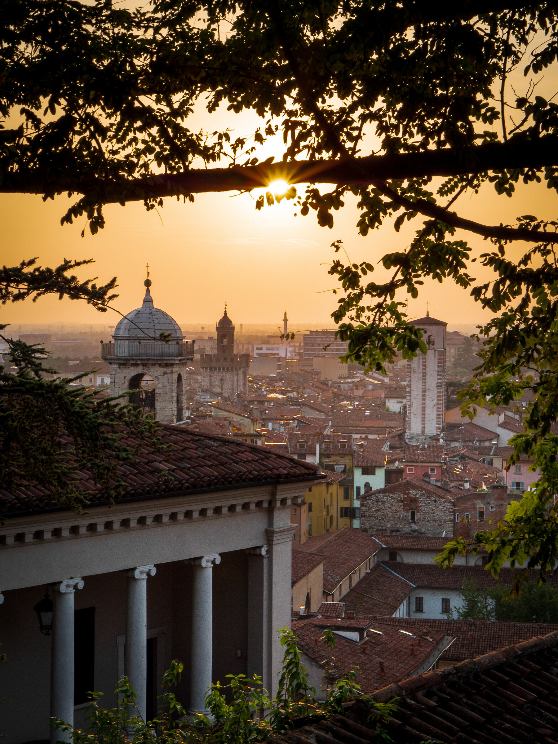 Sunset from Brescia Castle