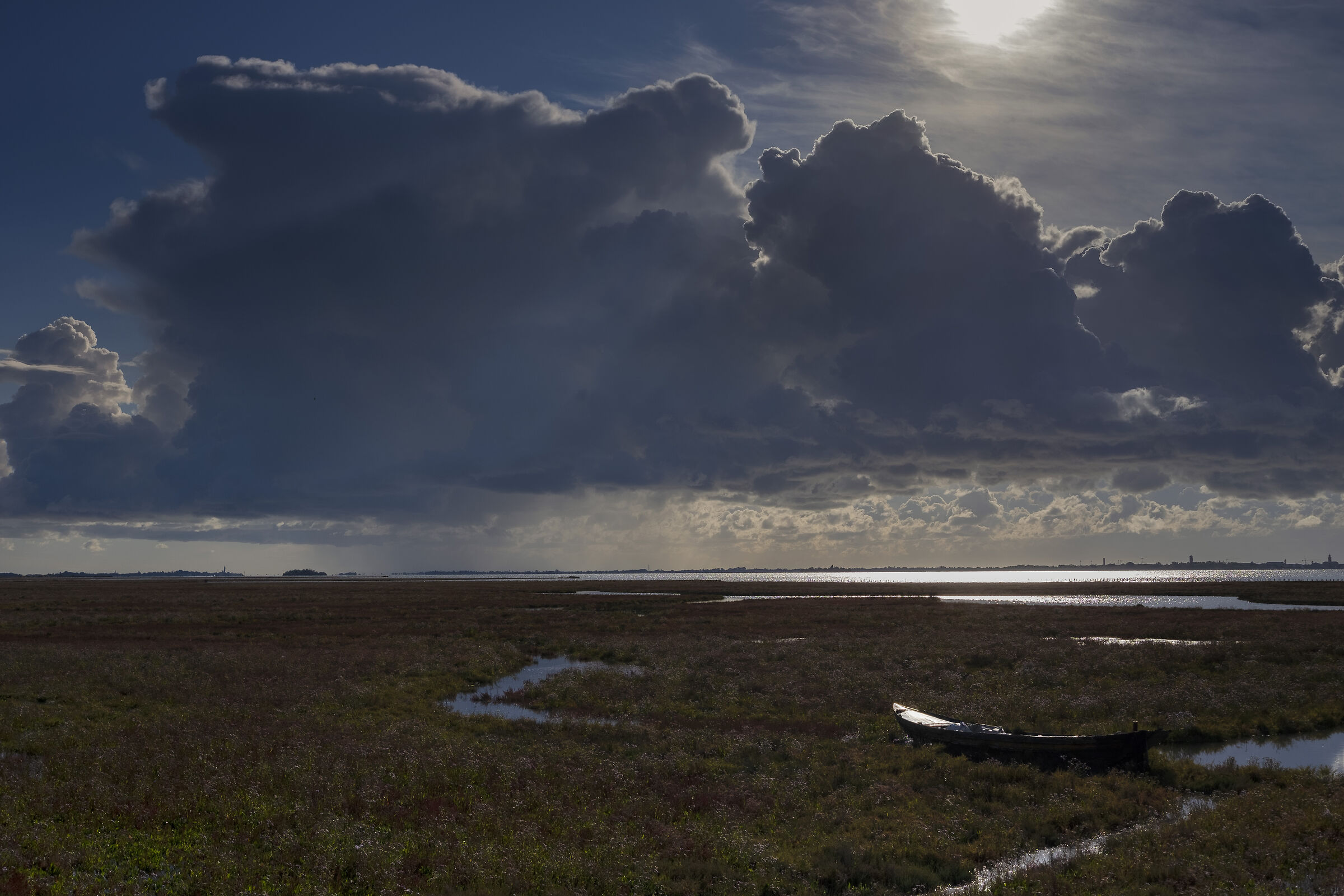 Clouds in the lagoon