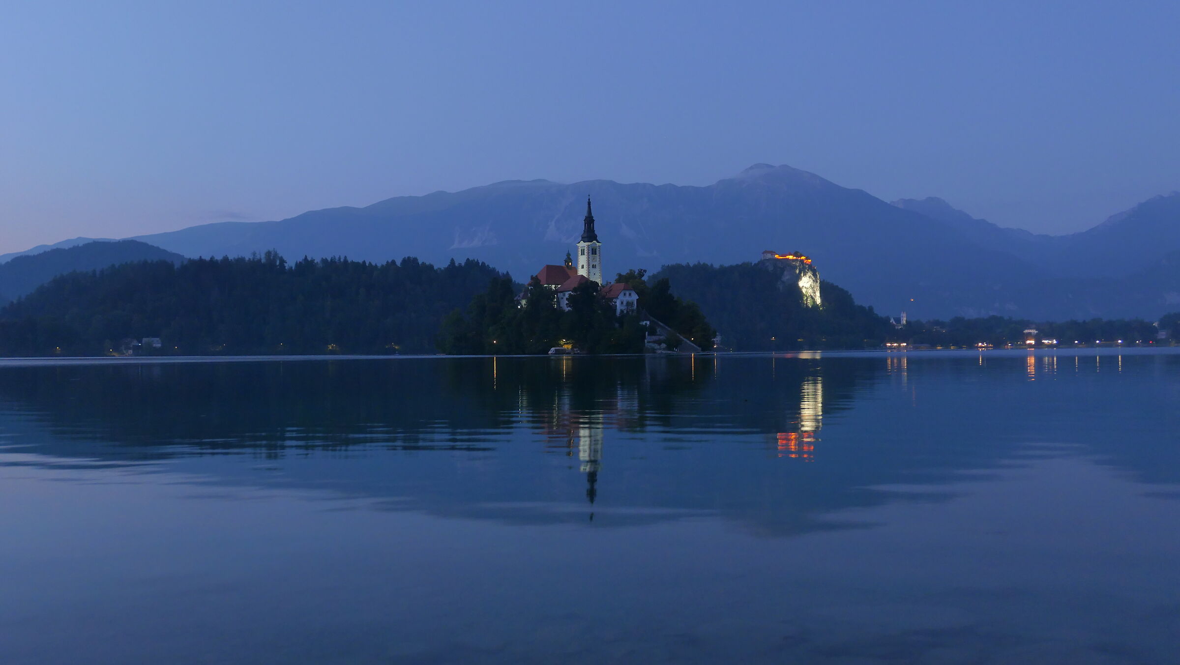 Tramonto a Bled