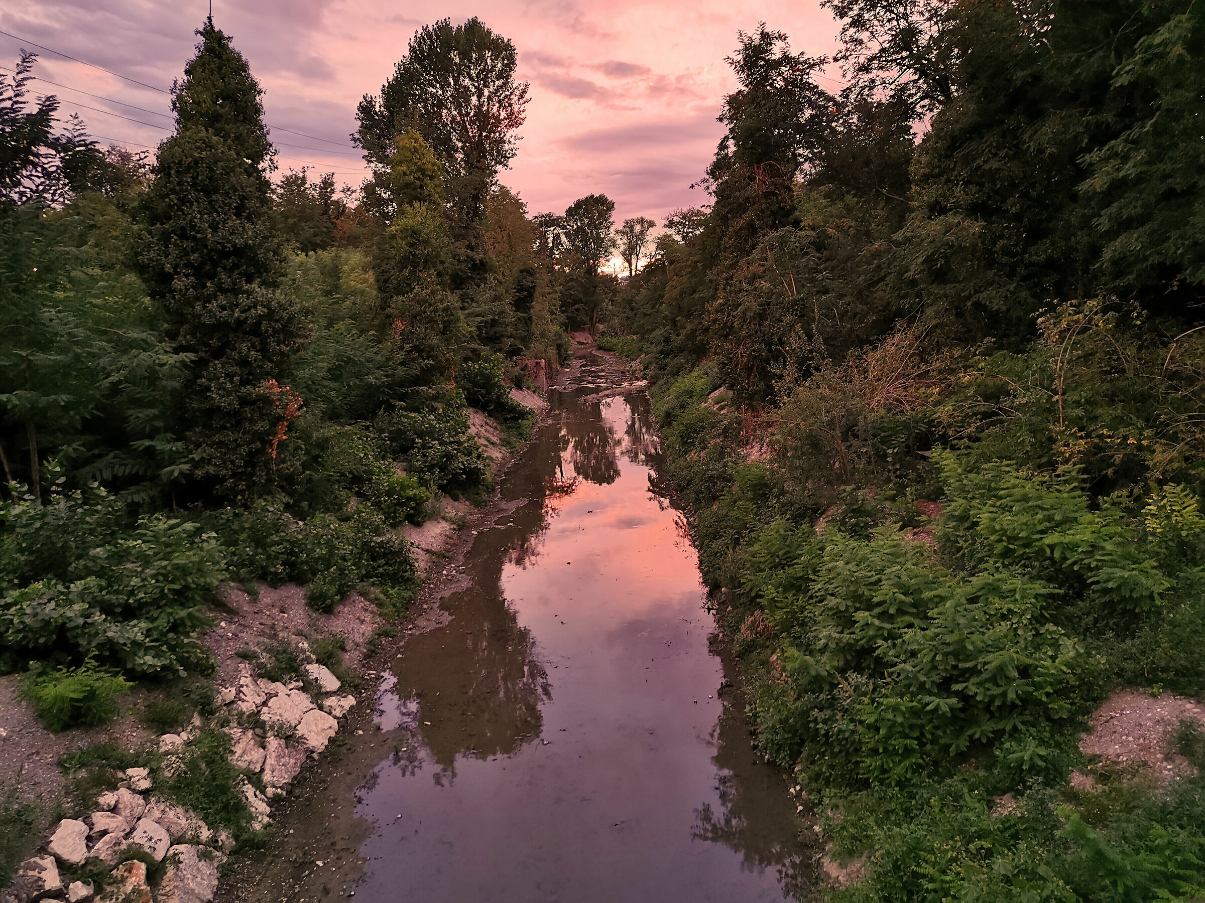 the Navile in the dry in Bologna
