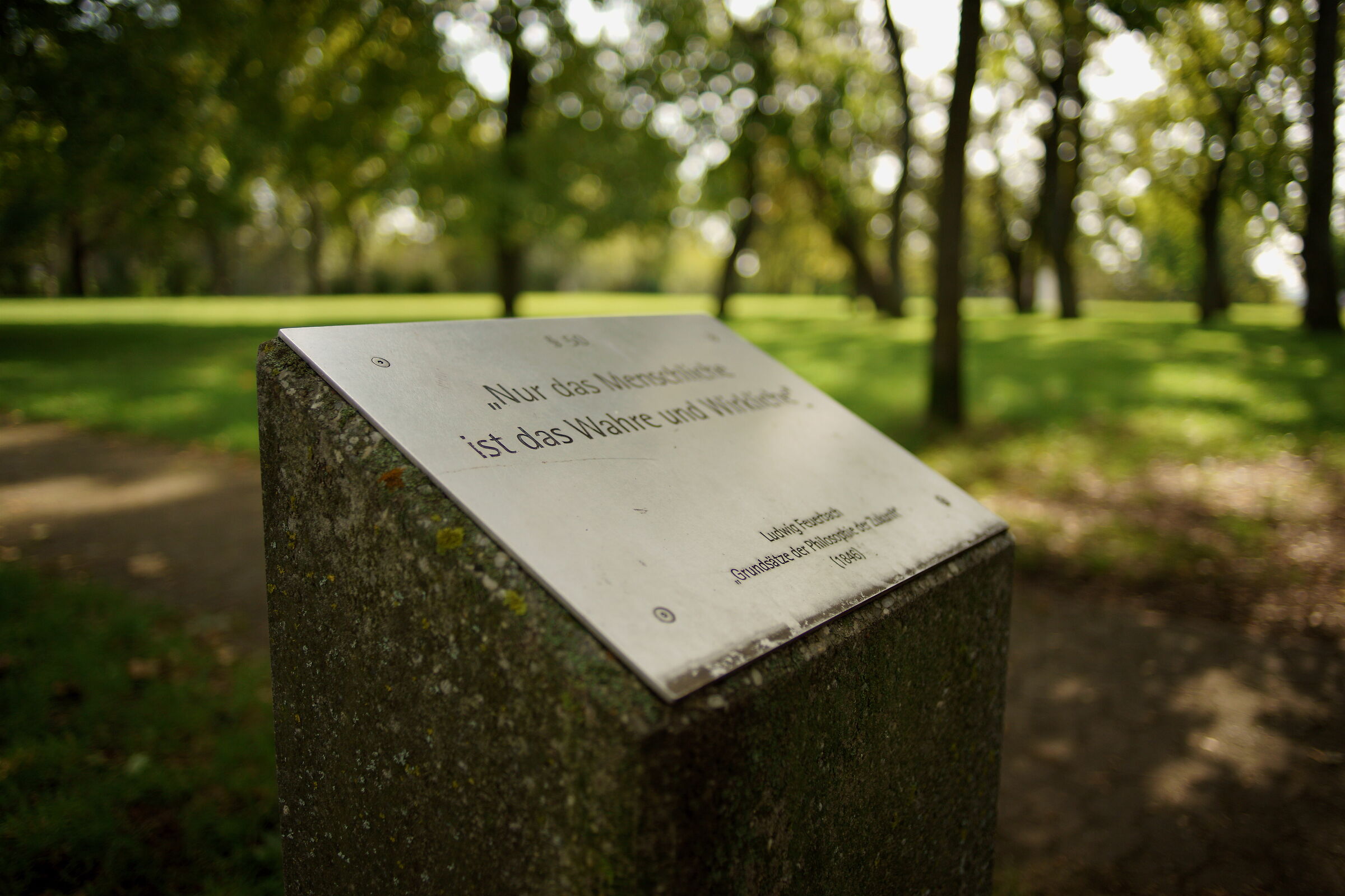 Ludwig Feuerbach Gedenkstein