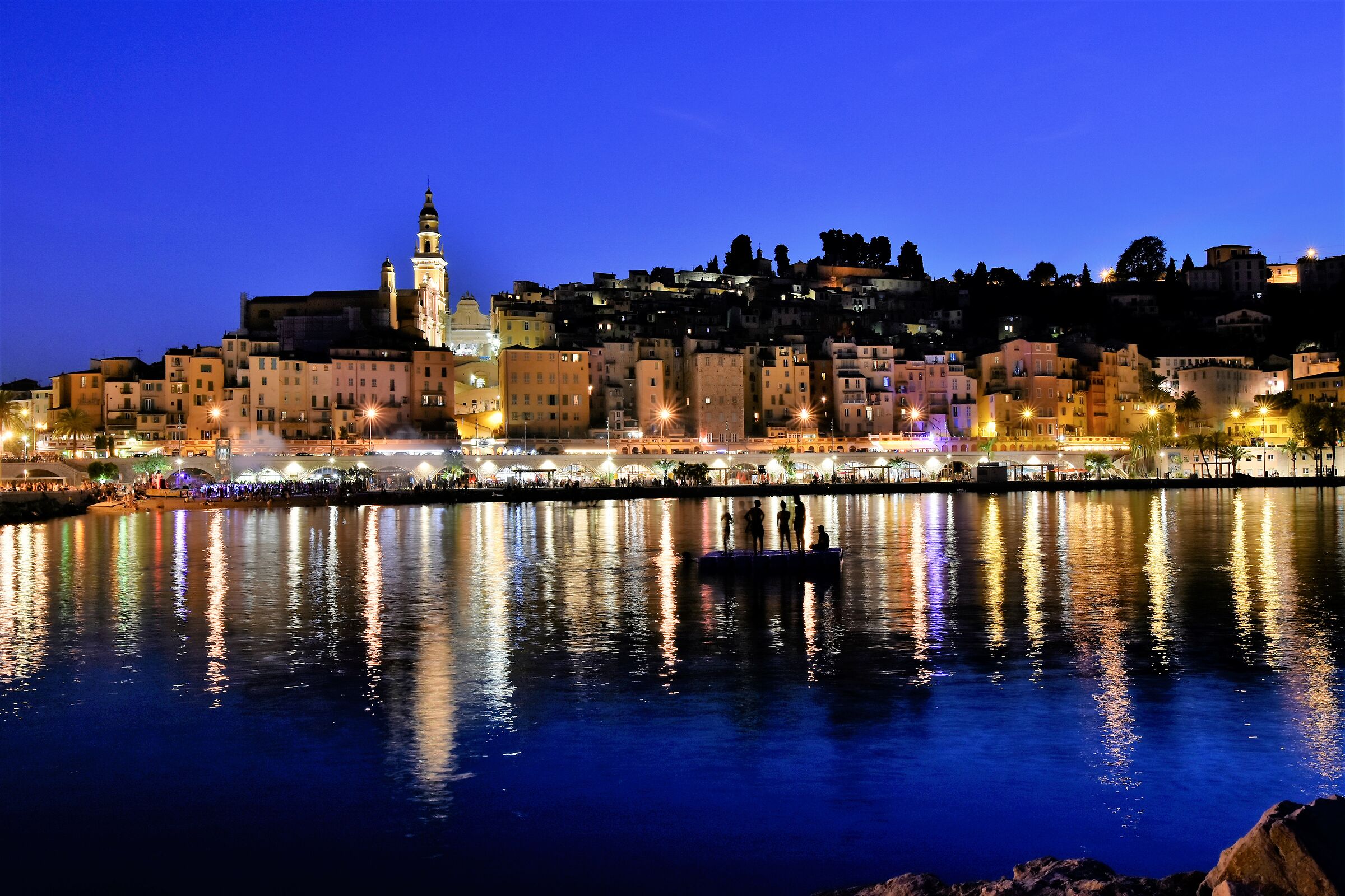 Menton in the evening