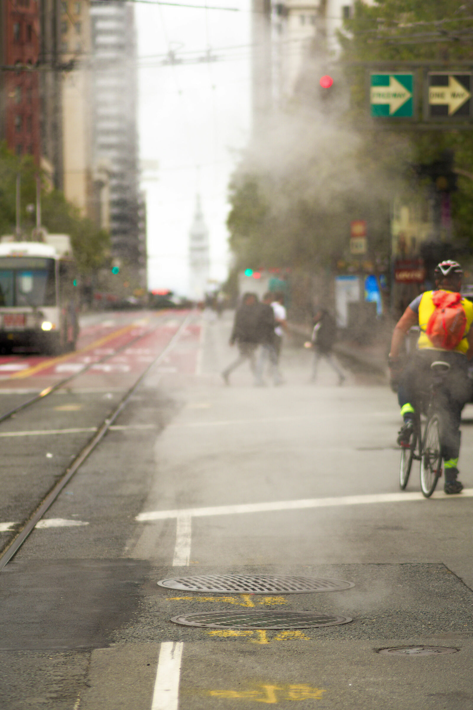 Fog above and below
